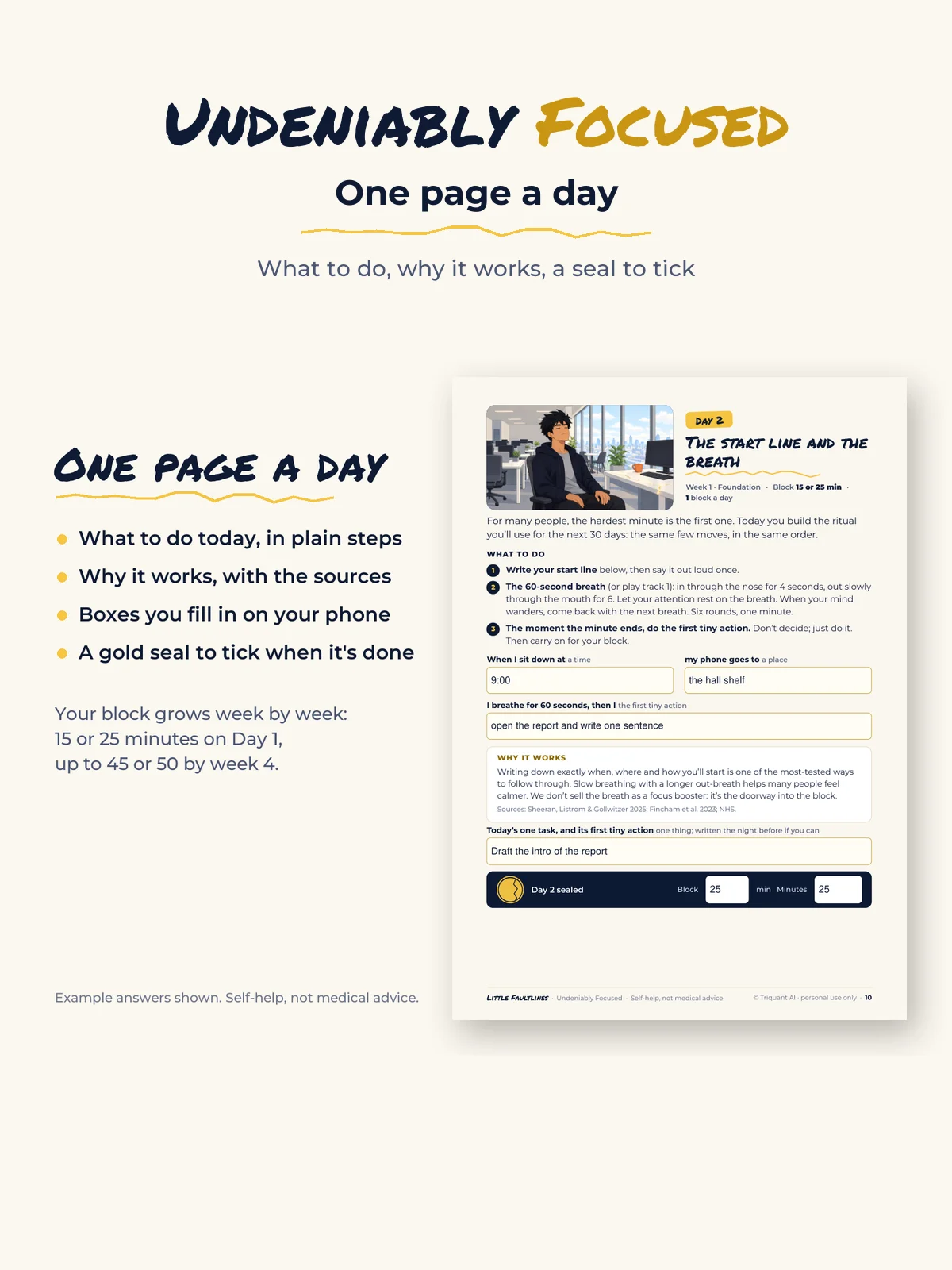 Undeniably Focused: the 30-Day Programme product image (2)