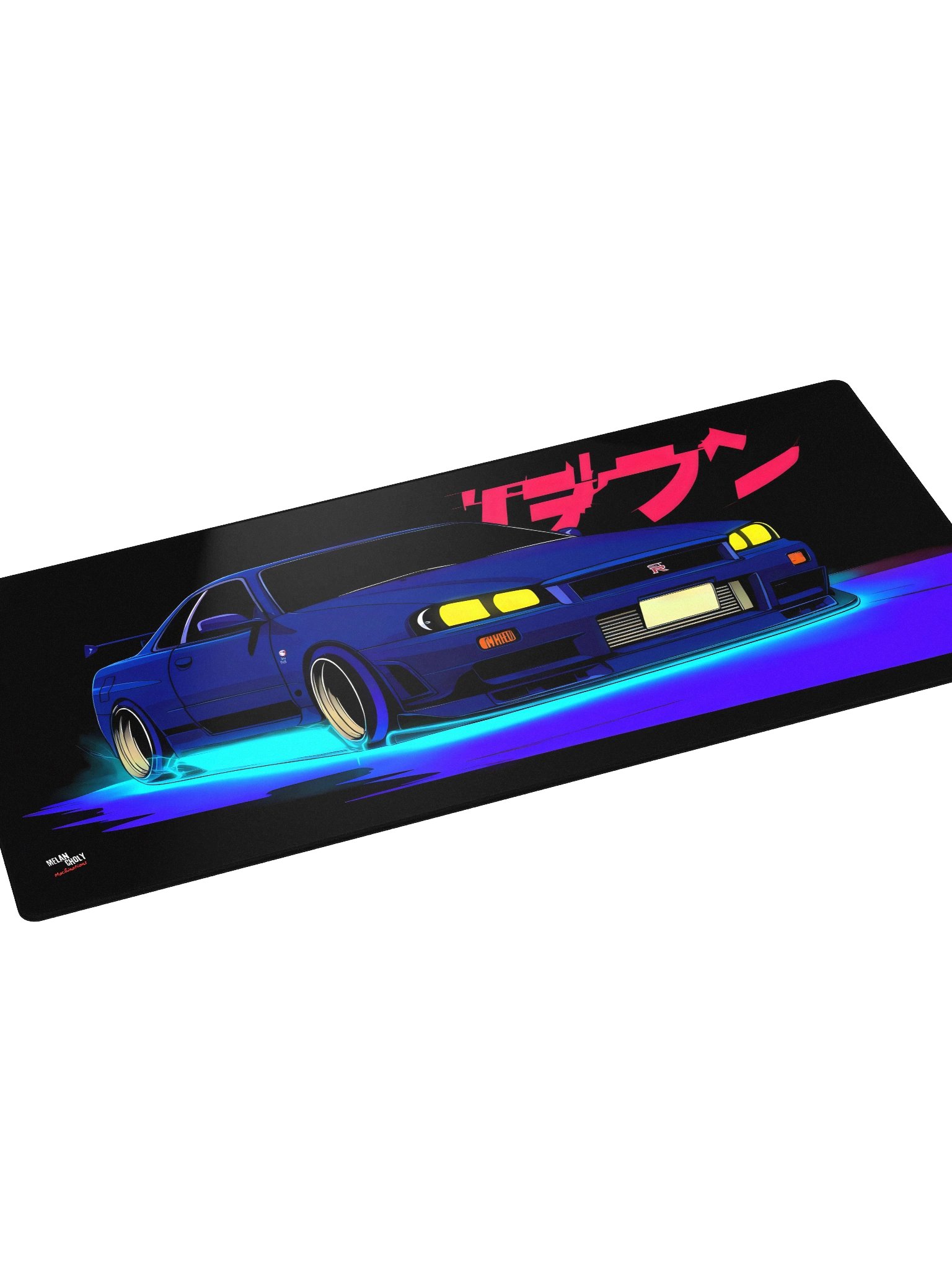 NEON DRIFT Skyline Mousepad product image (3)