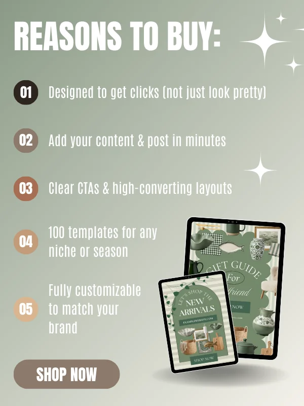 Pinterest Canva Home Decor Moodboard Templates product image (6)