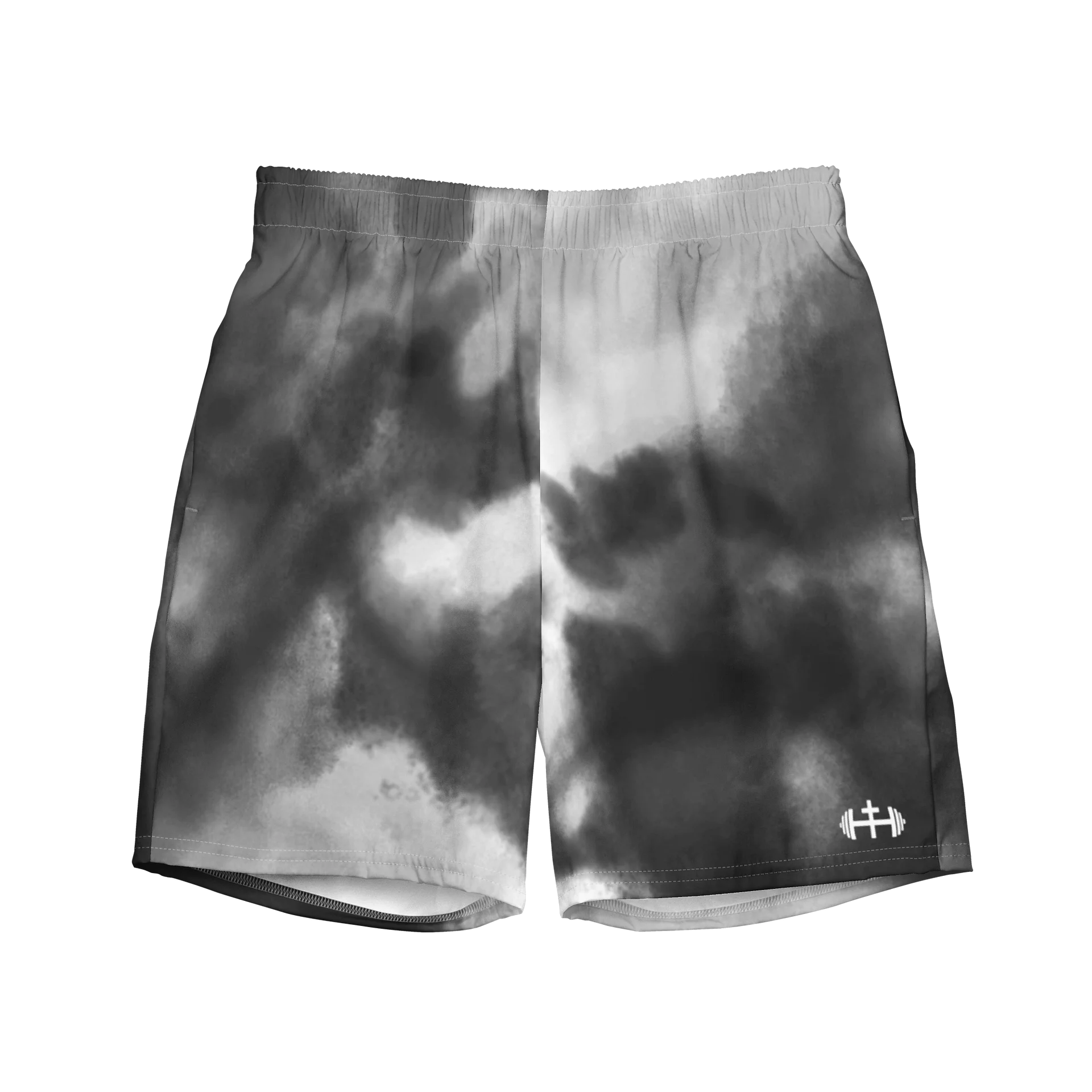 His House Mens Swimsuit - B&W Tie Dye product image (1)