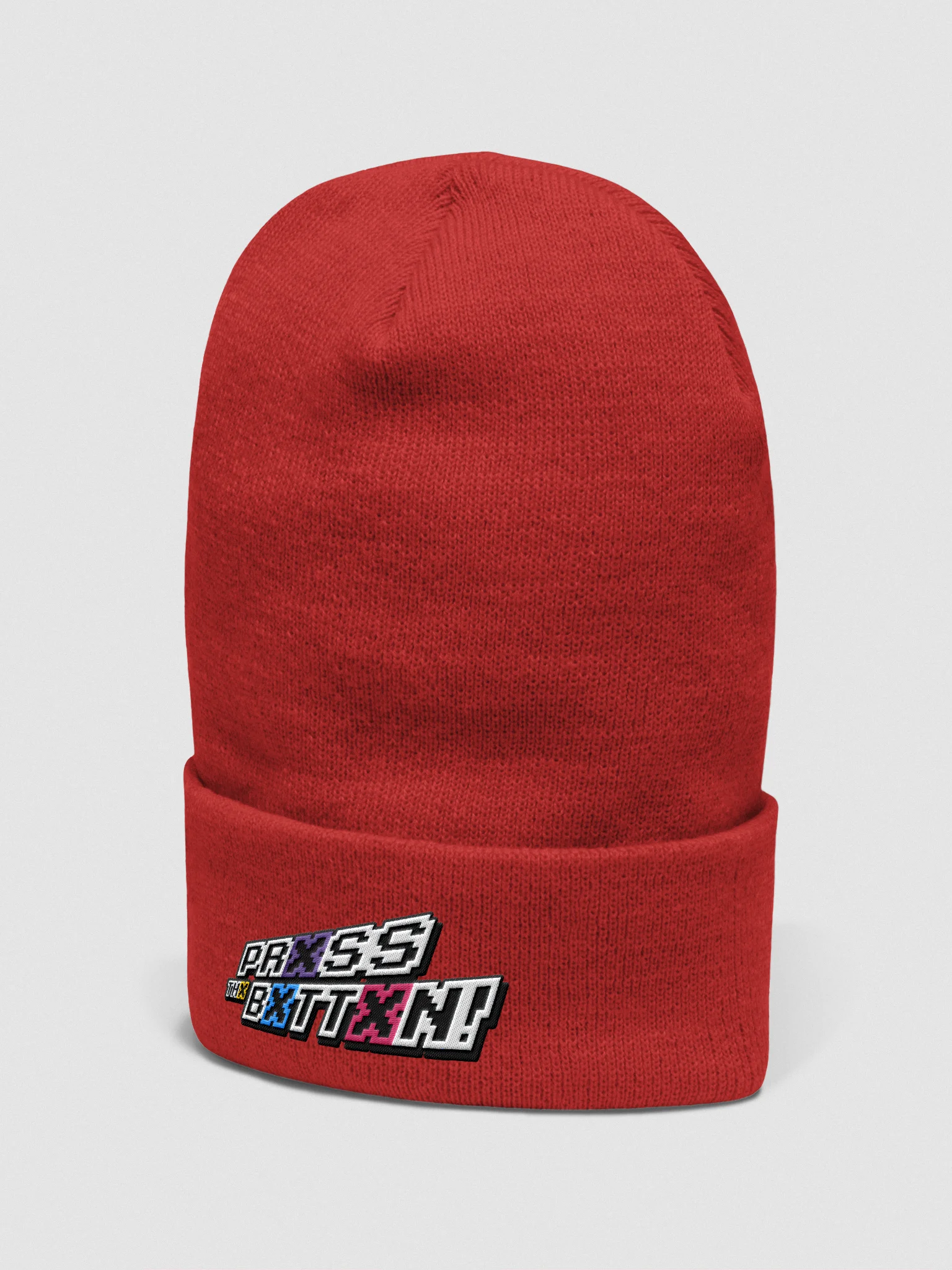 Prxss Thx Bxttxn! Beanie product image (9)