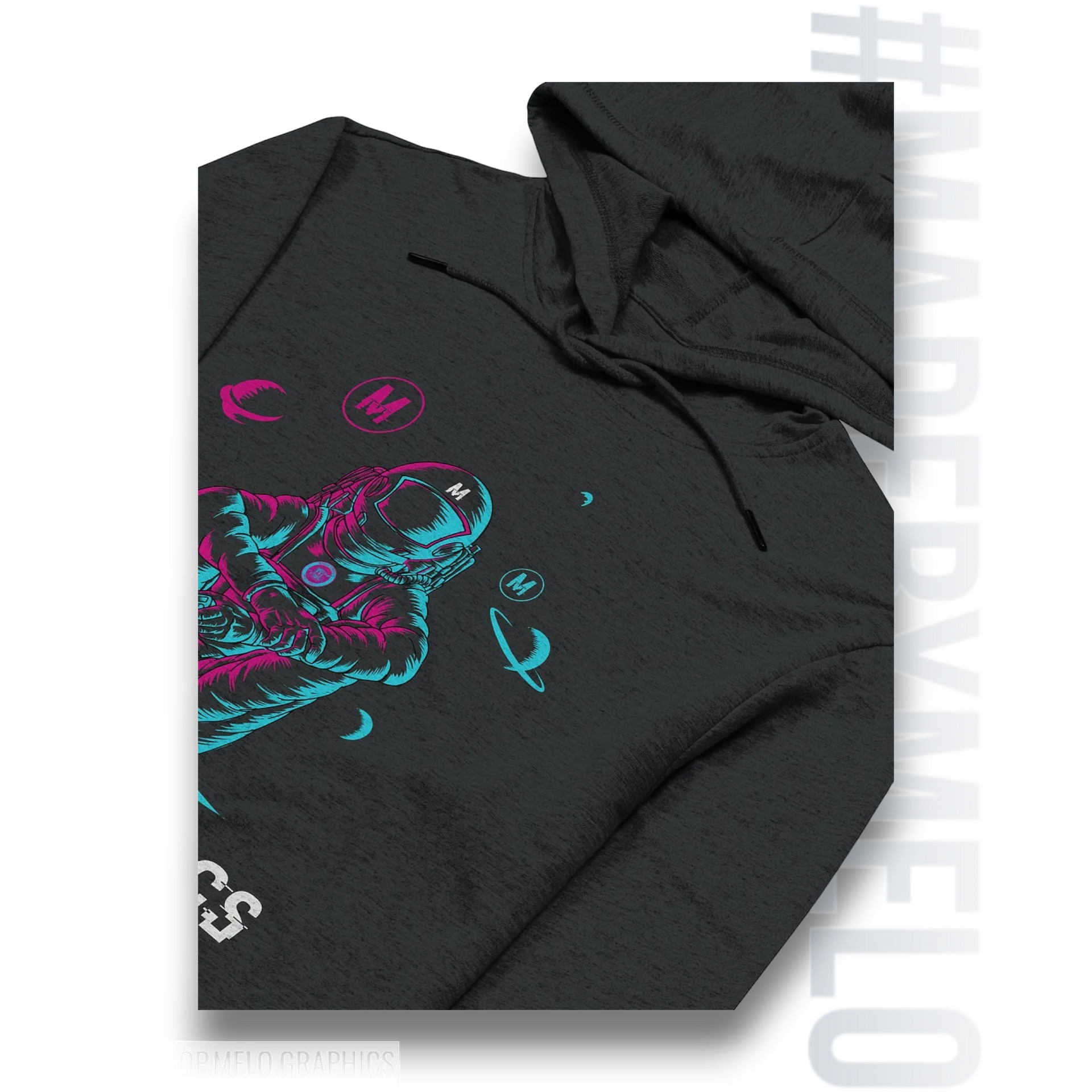 #MeloCrew Vibes: Duotone - Premium Lightweight Hoodie | #MadeByMELO product image (2)