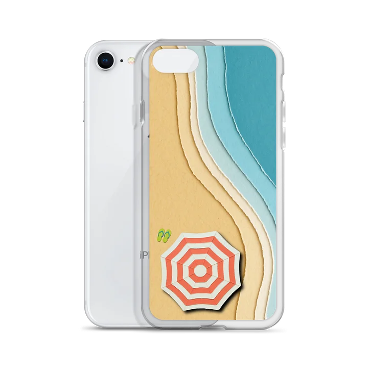 Abstract Waves Clear iPhone Case product image (55)