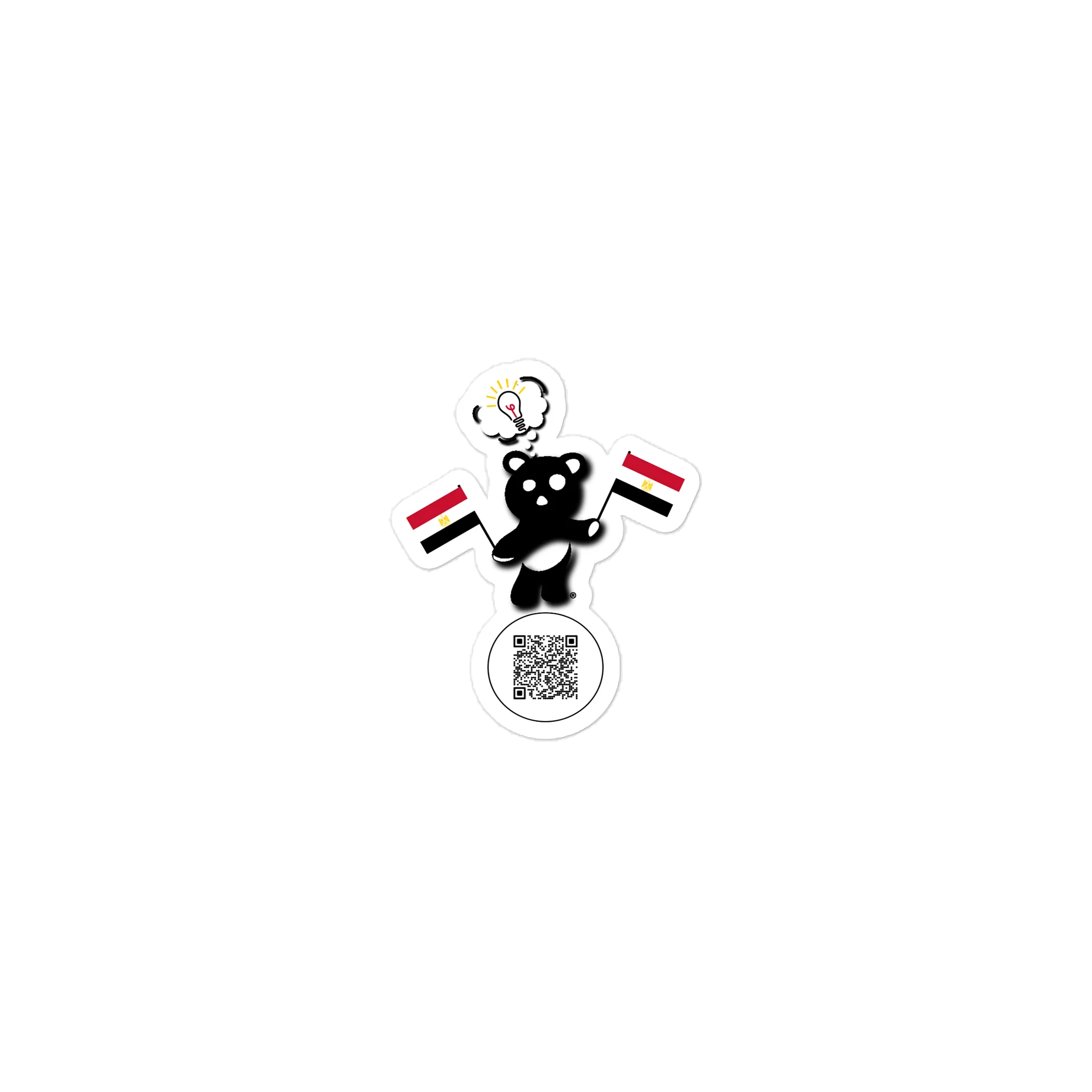 Egypt — Country Bear Sticker | BehrBrained Media product image (1)