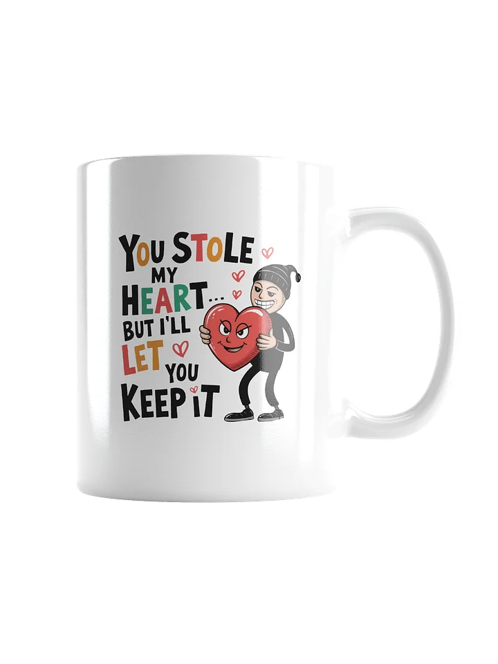 You Stole My Heart Valentine's Day Gift | Funny Love Mug | Cheeky Romance Gift product image (2)
