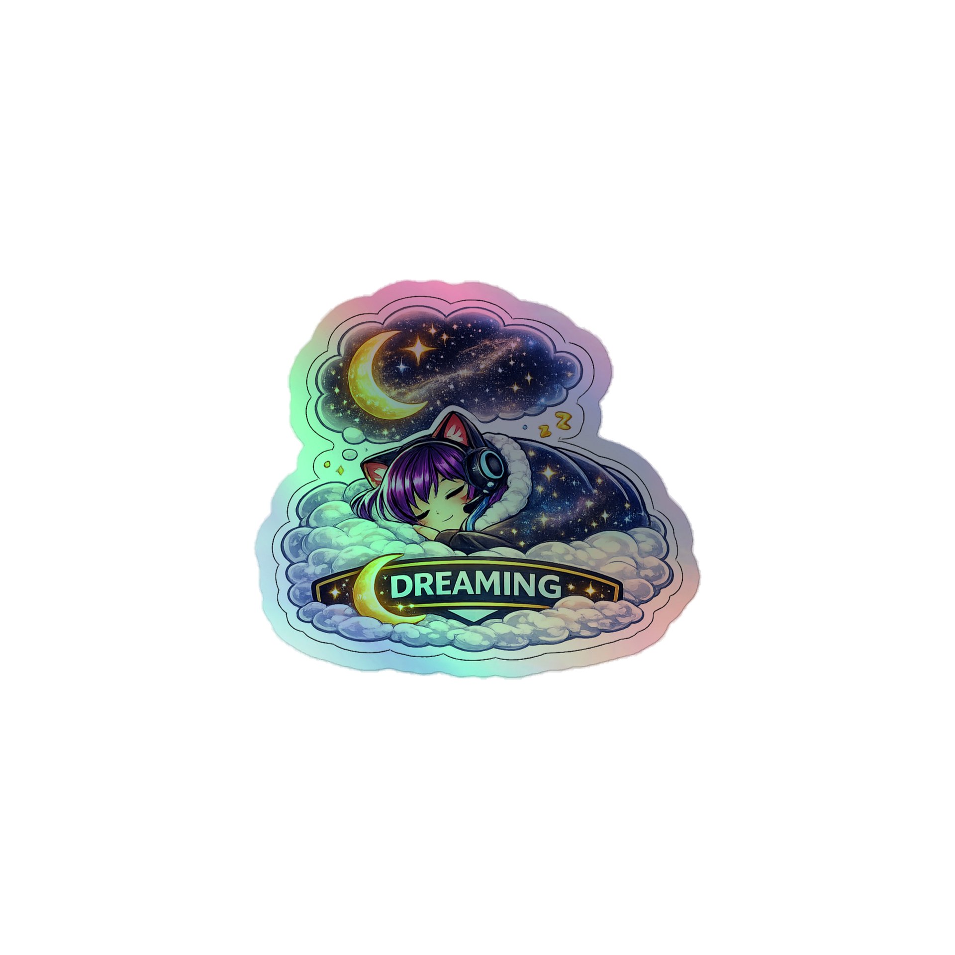 • AKC // Callie Sticker DREAMING | Holographic | Callie Emote Badge Series product image (1)