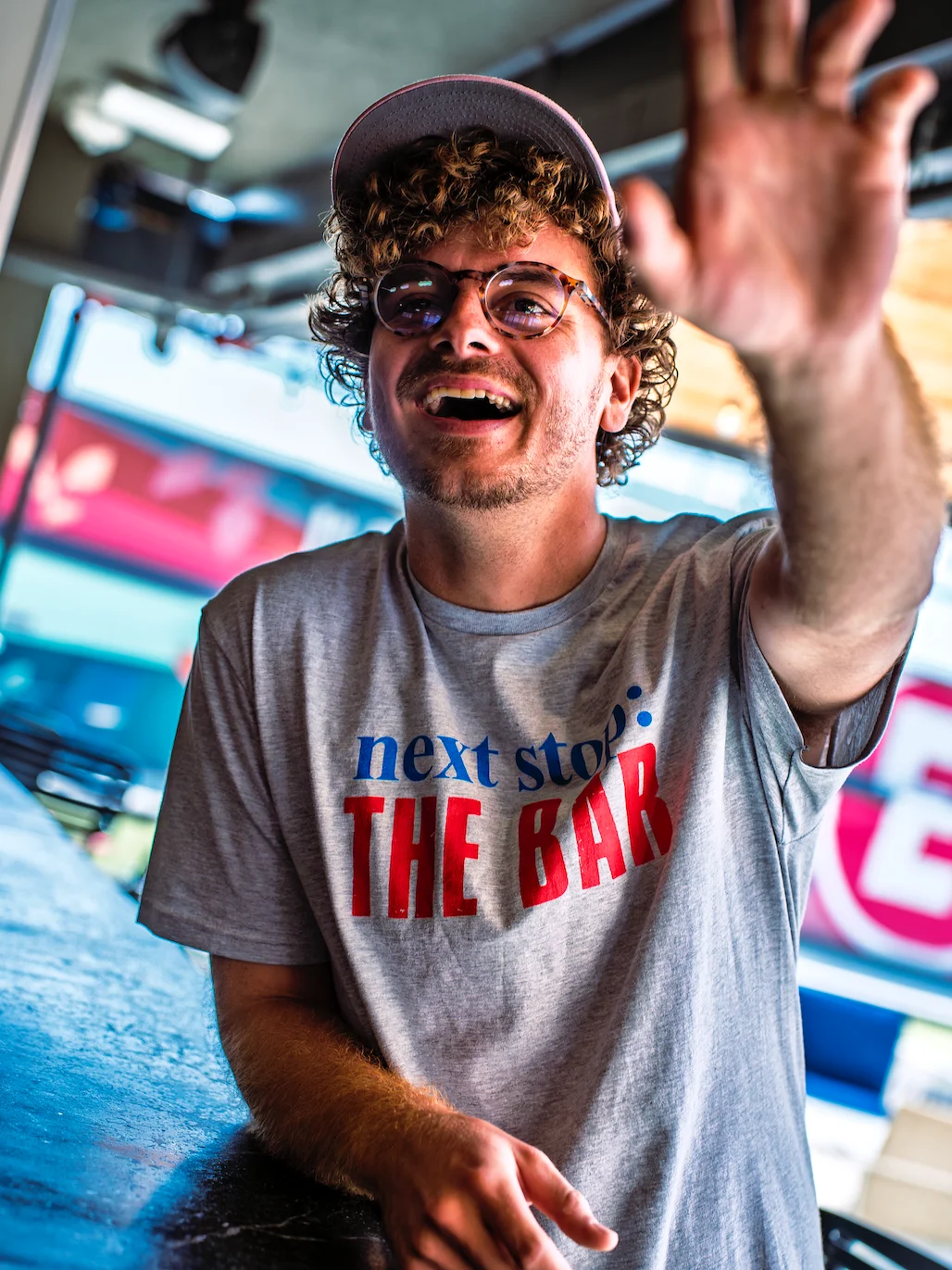 Next Stop: THE BAR Unisex T-Shirt product image (10)