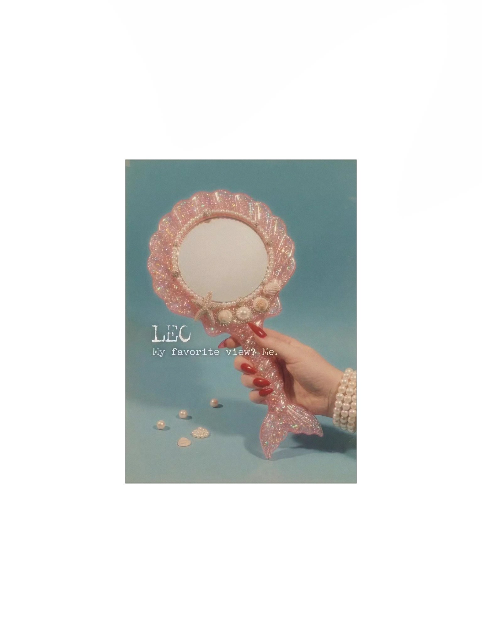 Leo Mermaid Zodiac Print product image (1)