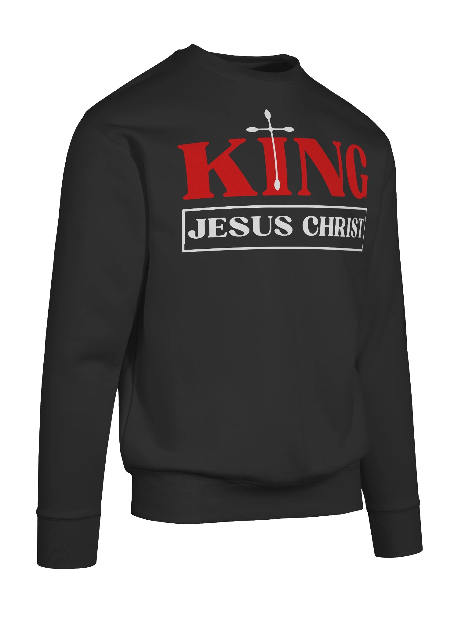King Jesus Christ Christian Sweater | Faith-Filled Winter Apparel for Believers | Raise2shine product image (8)