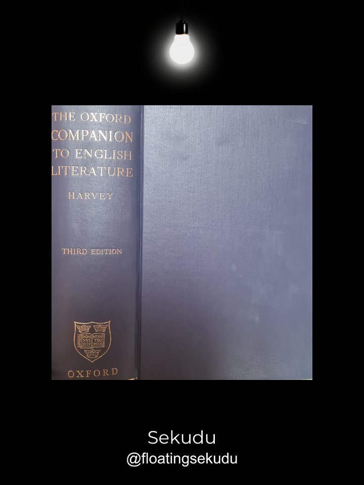 Oxford Companion to English Literature (3rd ed.) [1962] product image (1)