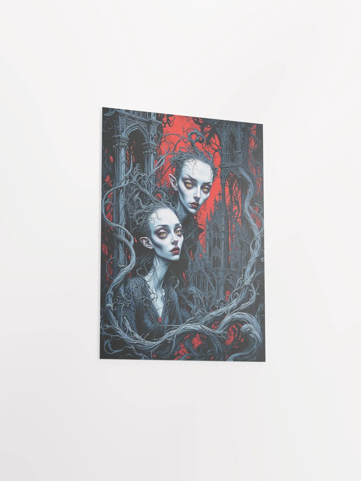 Blood Moon Sisters Matte Poster product image (17)