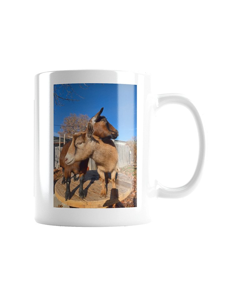 Rosie & Cookie Dough Good Morning Goats mug ;) product image (1)
