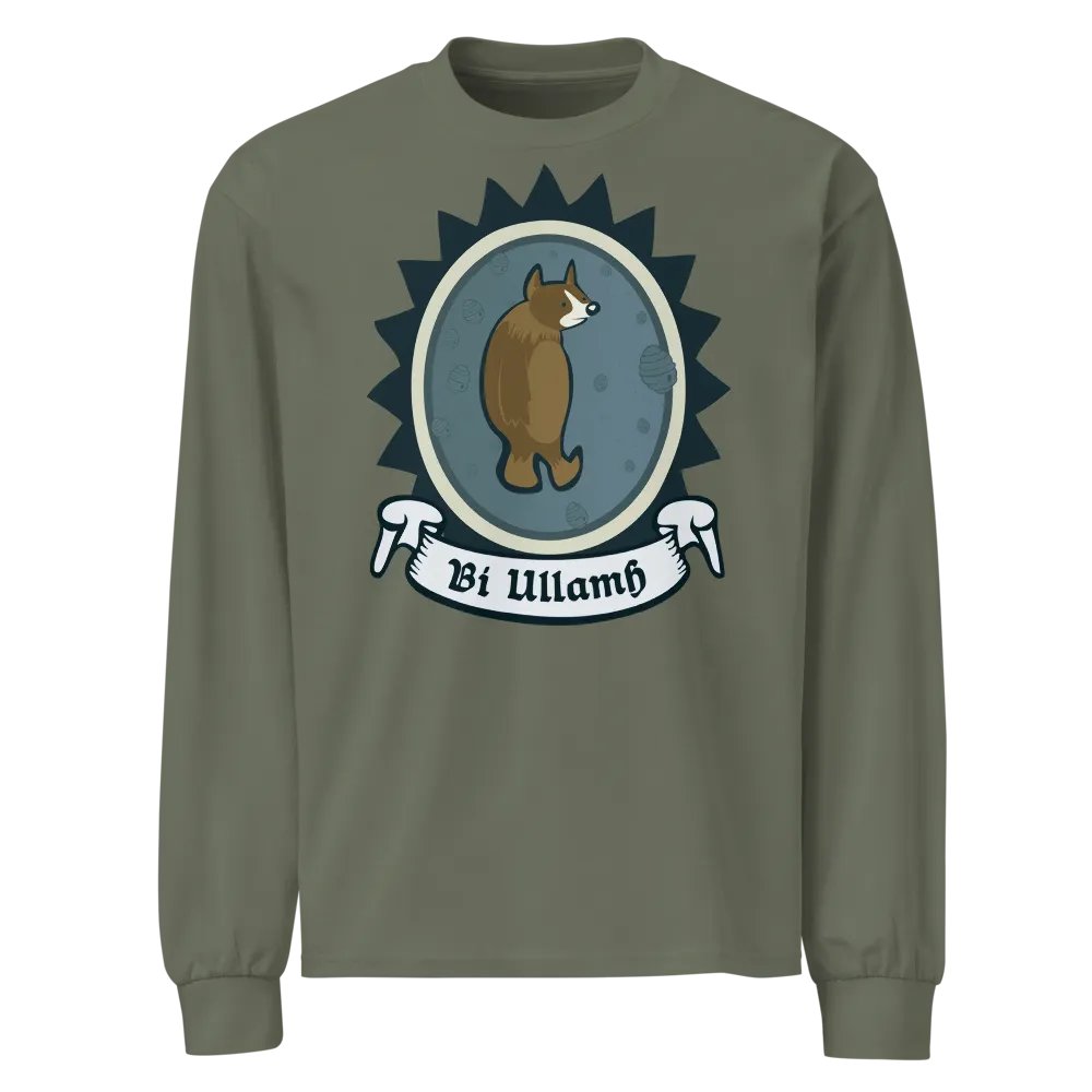 Béar Bí Ullamh AS Colour Premium Meáchan Trom Léine Sleeve Fada (Front Patch) product image (1)