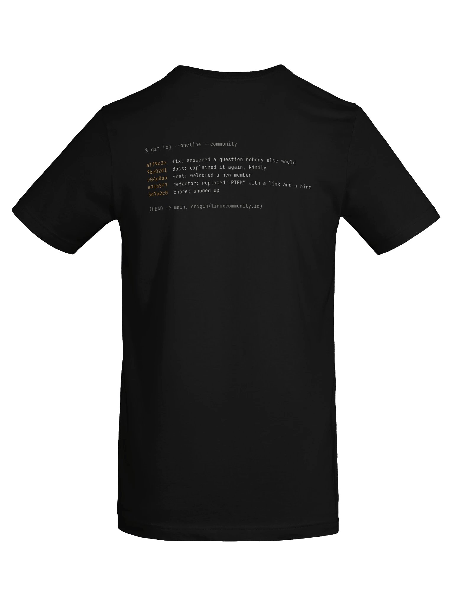 git log T-Shirt product image (16)