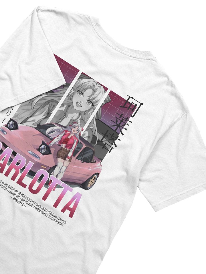 Carlotta JDM T-Shirt (Light Colors) | WuWa Anime Streetwear product image (32)