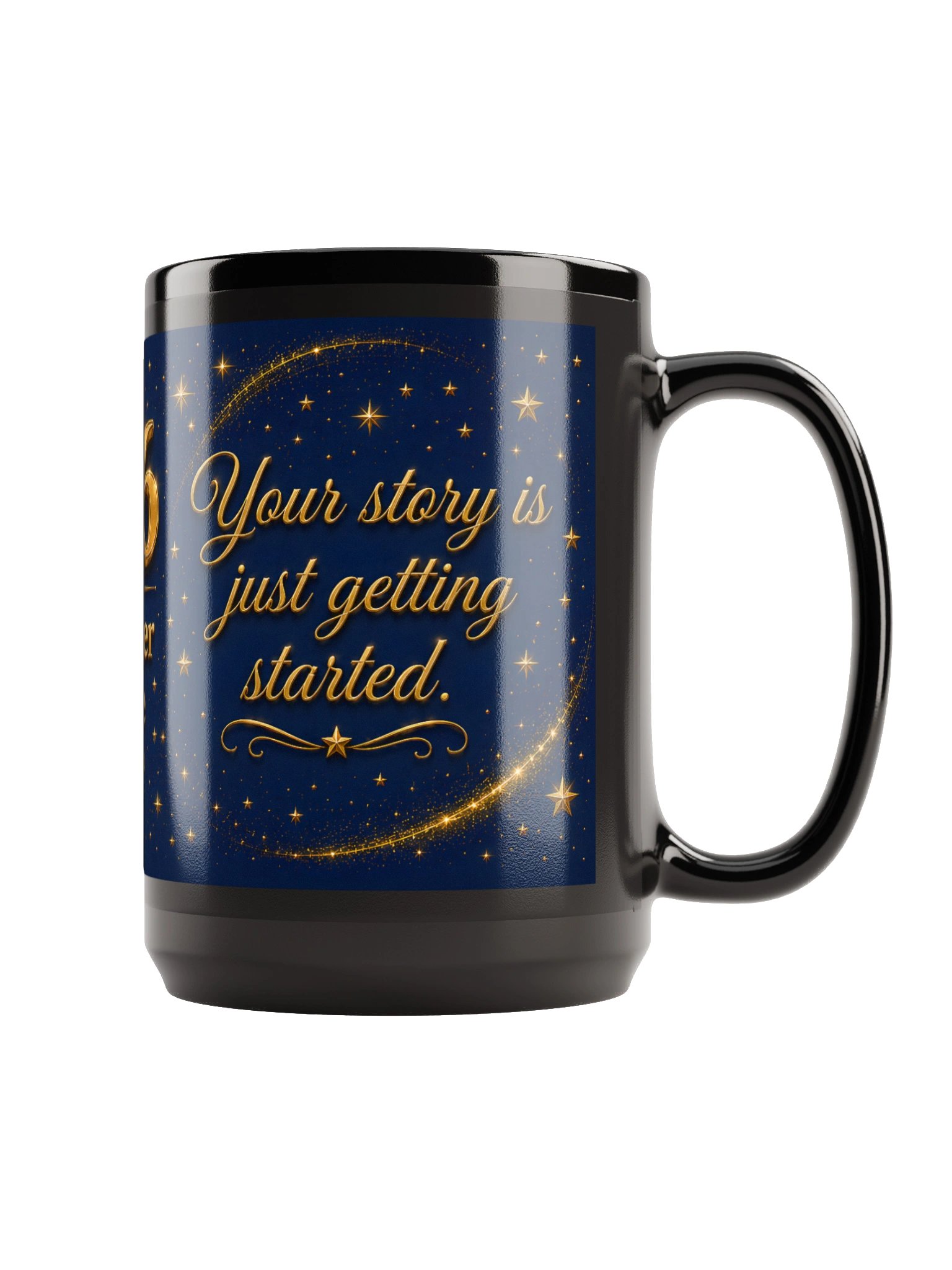 "Class of 2026 New Chapter New Me" Graduation Mug — Navy Wrap product image (4)