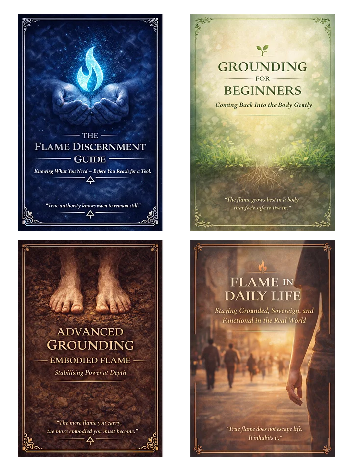 🔥 THE FLAME FOUNDATION BUNDLE Grounding, Discernment & Sovereign Stability product image (1)