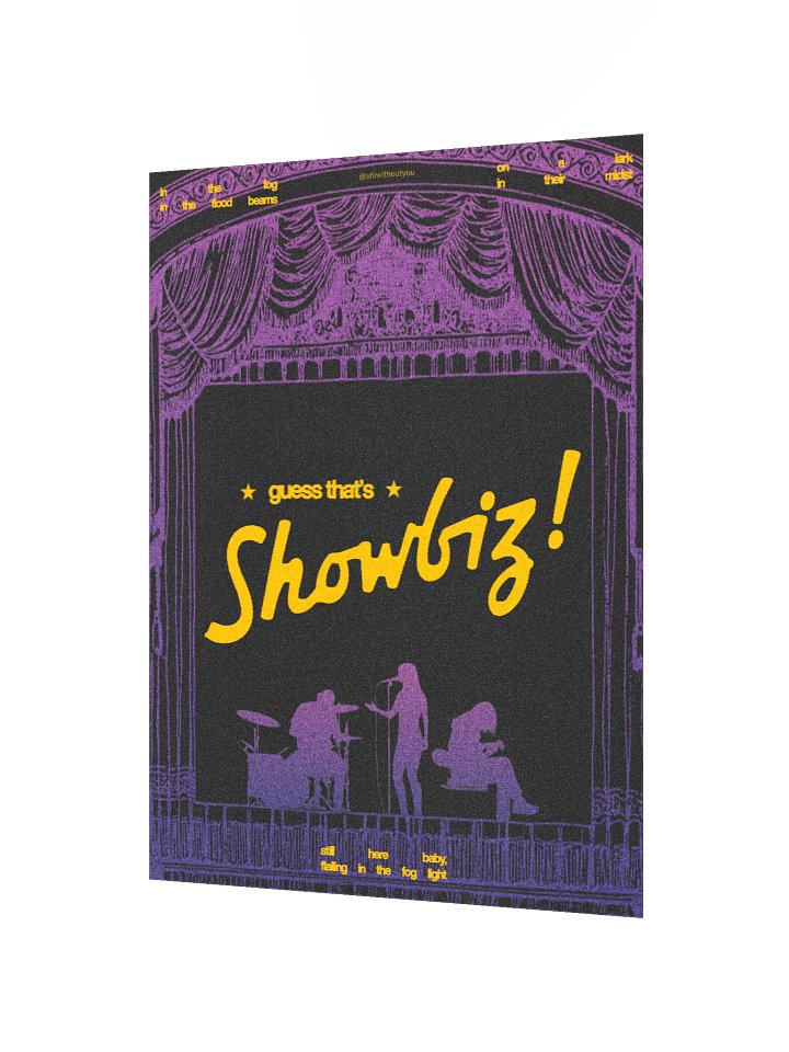showbiz poster product image (3)