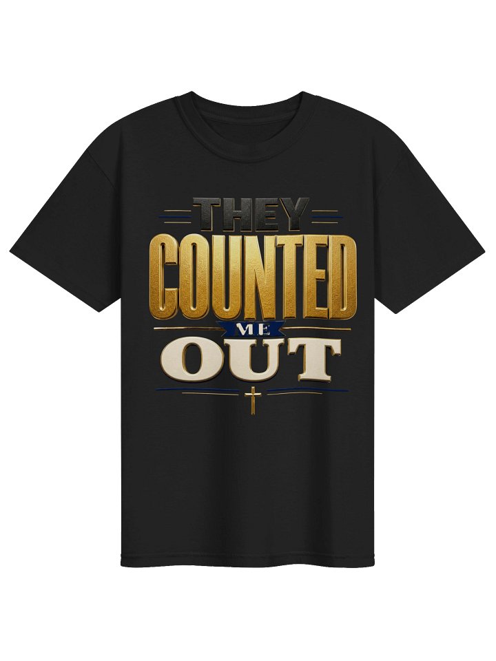They Counted Me Out - Metallic Graphic Tee product image (1)