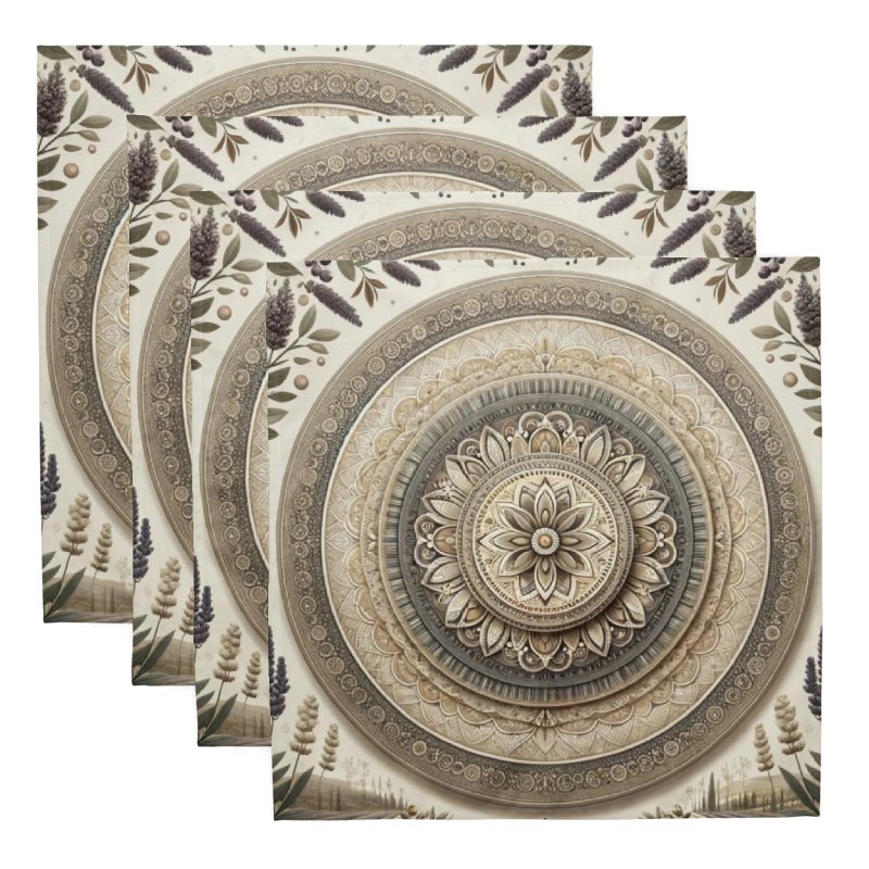 Lavish Botanical Mandala Napkins product image (5)