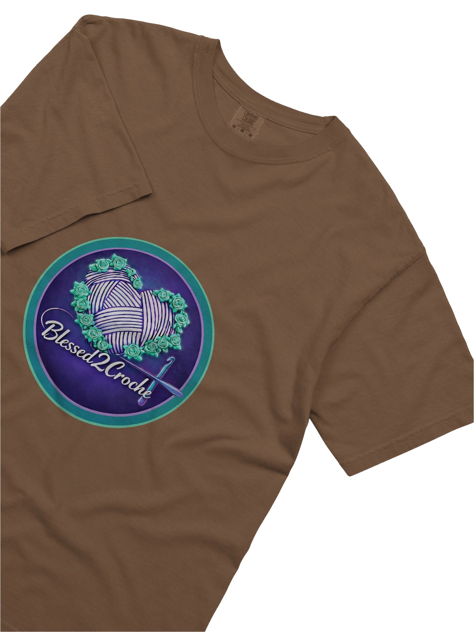 Blessed2Crochet Logo Shirt product image (5)