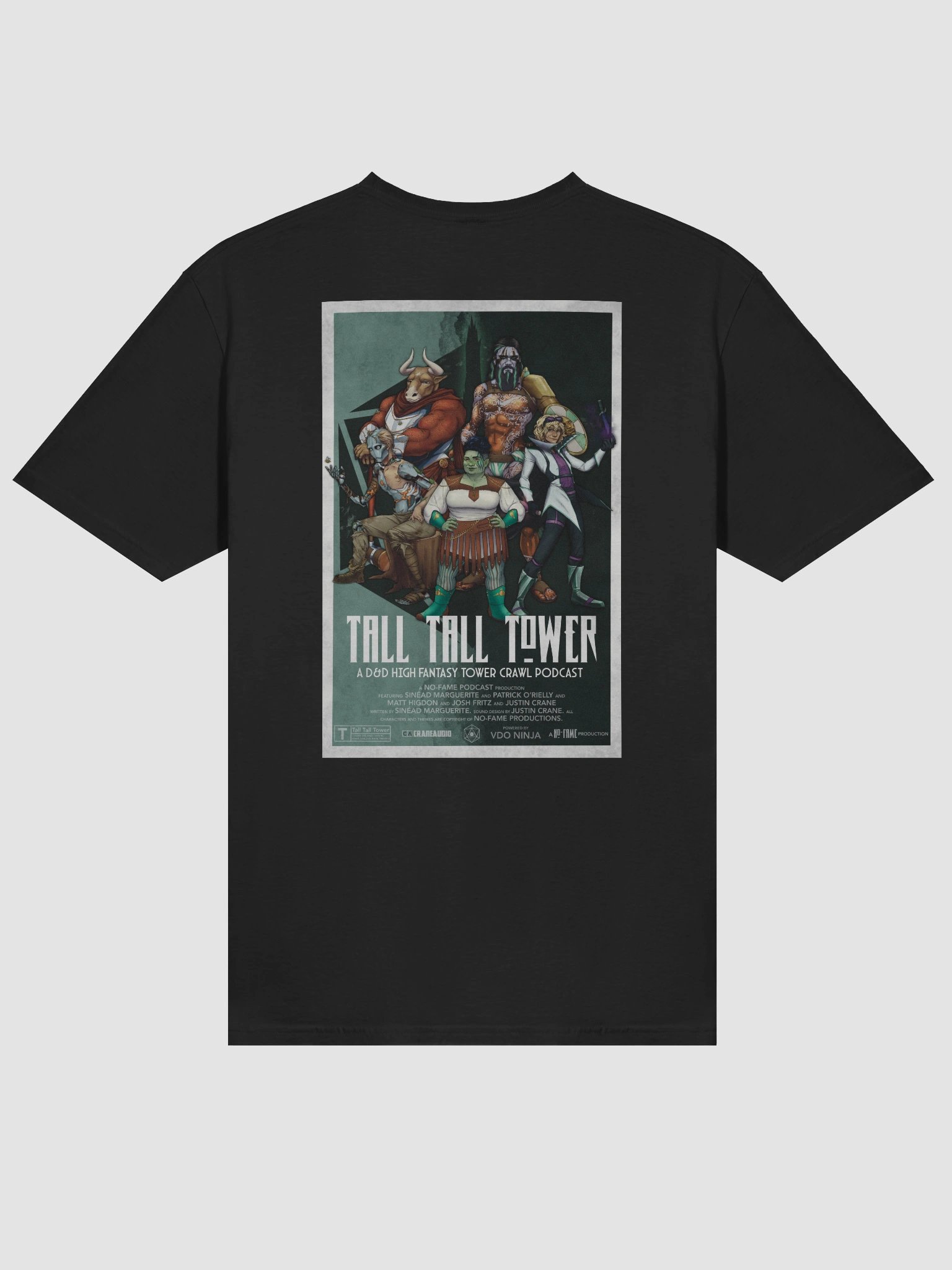 Tall Tall Tower Poster Back Design Soft Tee product image (4)