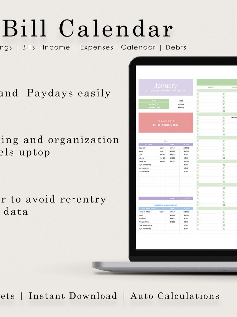 Ultimate Monthly Budget GoogleSheet product image (2)
