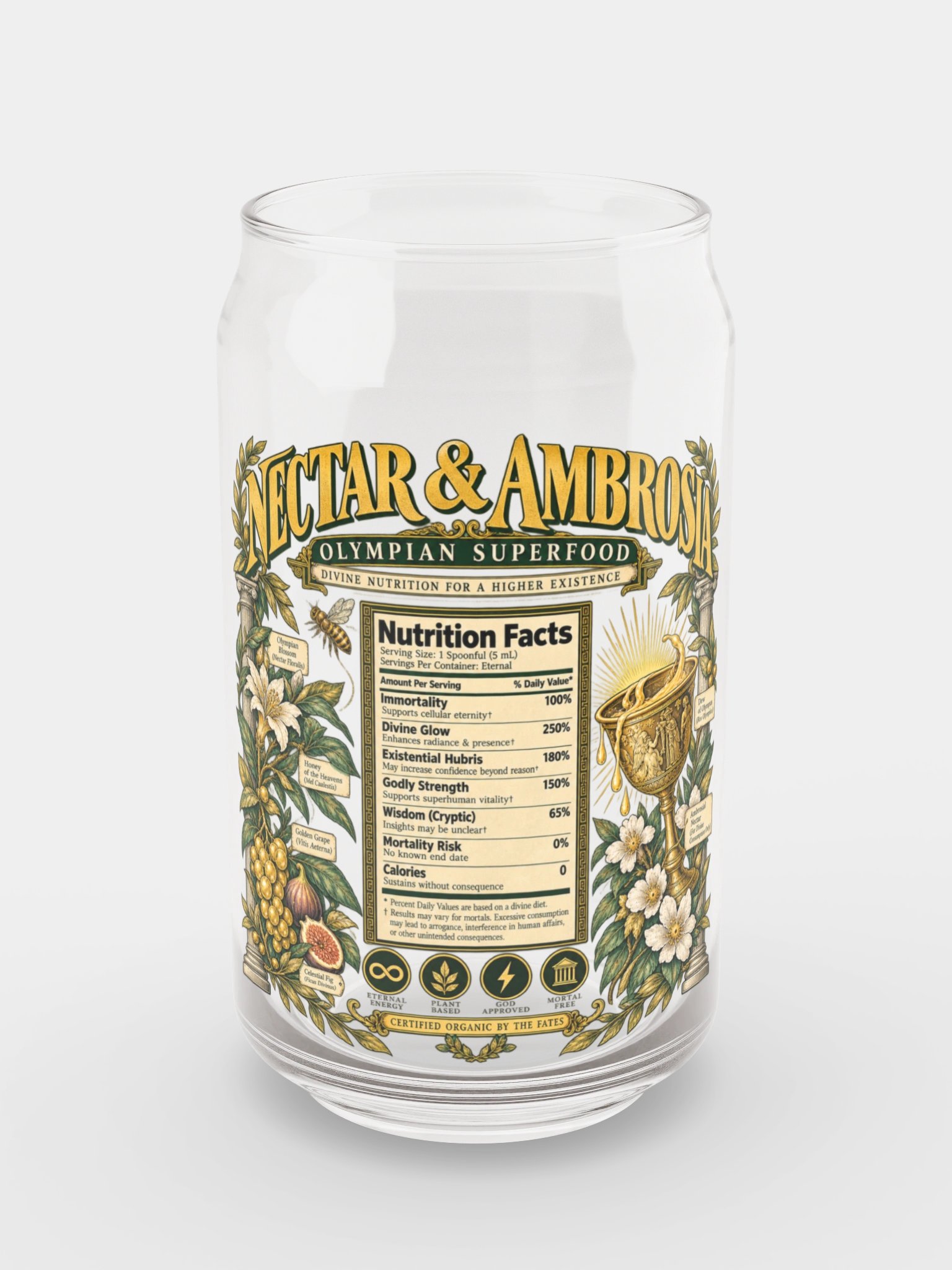 Nectar & Ambrosia Olympian Superfood Can Glass product image (7)