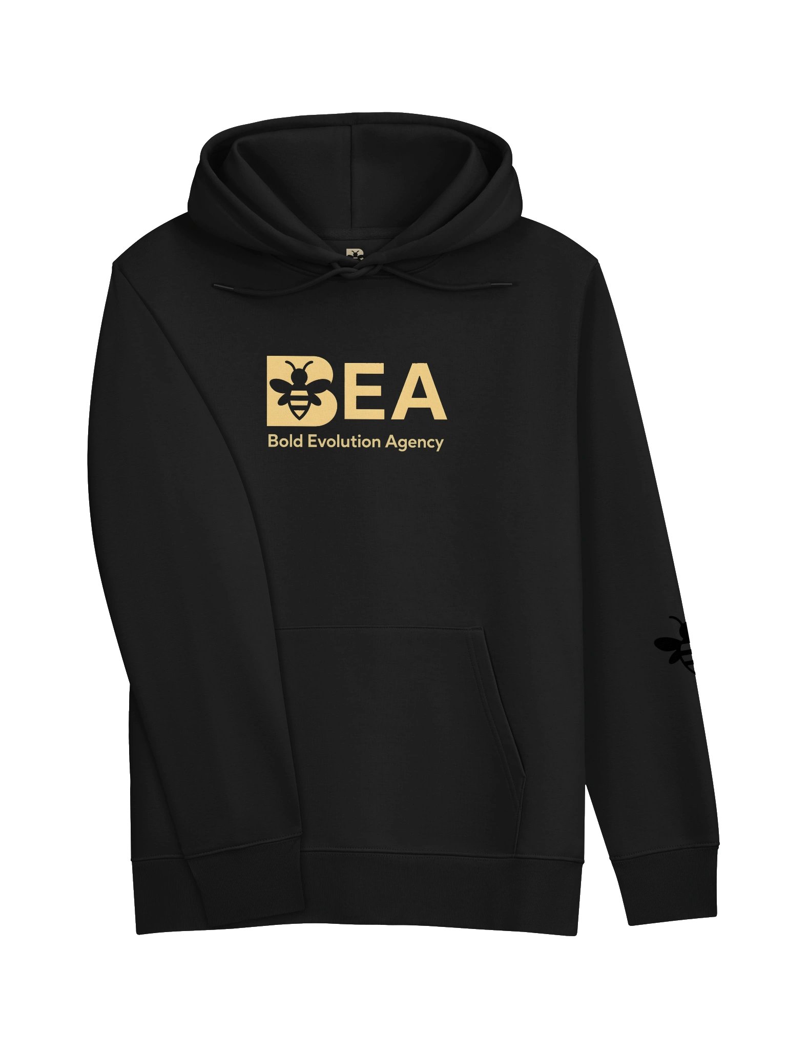 BEA Gold Bee Logo Eco Hoodie product image (3)