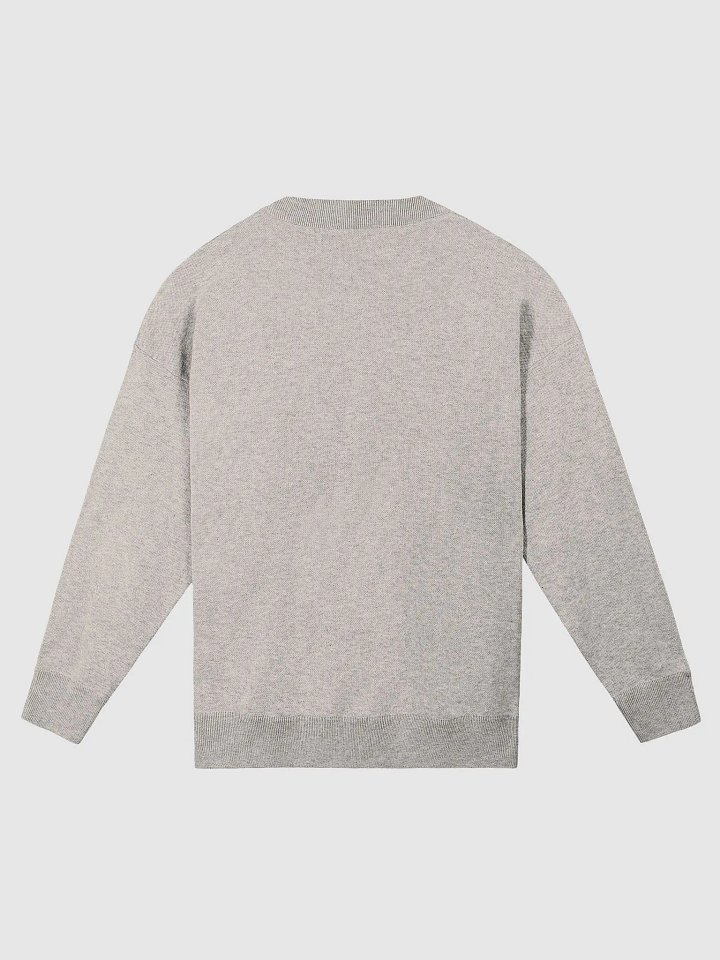 admittedly difficult (taupe and black) knitwear relaxed crewneck product image (6)