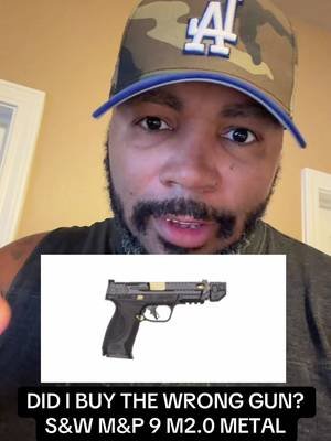 I pulled the trigger on the Smith & Wesson M&P 9 M2.0 Metal Carry Comp. 👀 Now I want to hear from people who actually know these guns, did I make a good choice, or would you have gone with something else? If you own one, what’s been your experience with it? 👇🏾 #SmithAndWesson #MP9 #MPCarryComp #EDC #Firearms