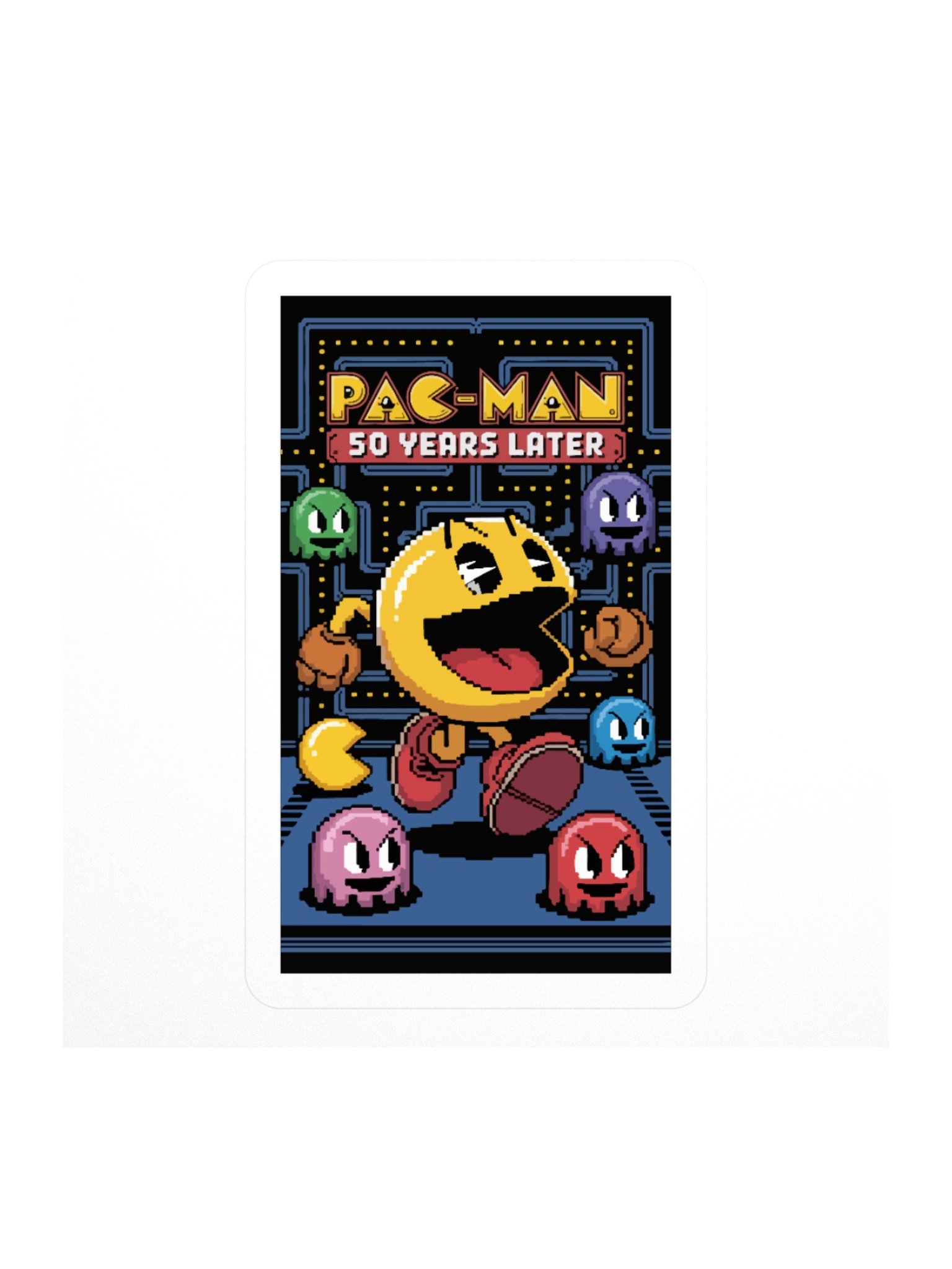 Muscle-Packed PAC-MAN 50 Years Later Stickers product image (1)