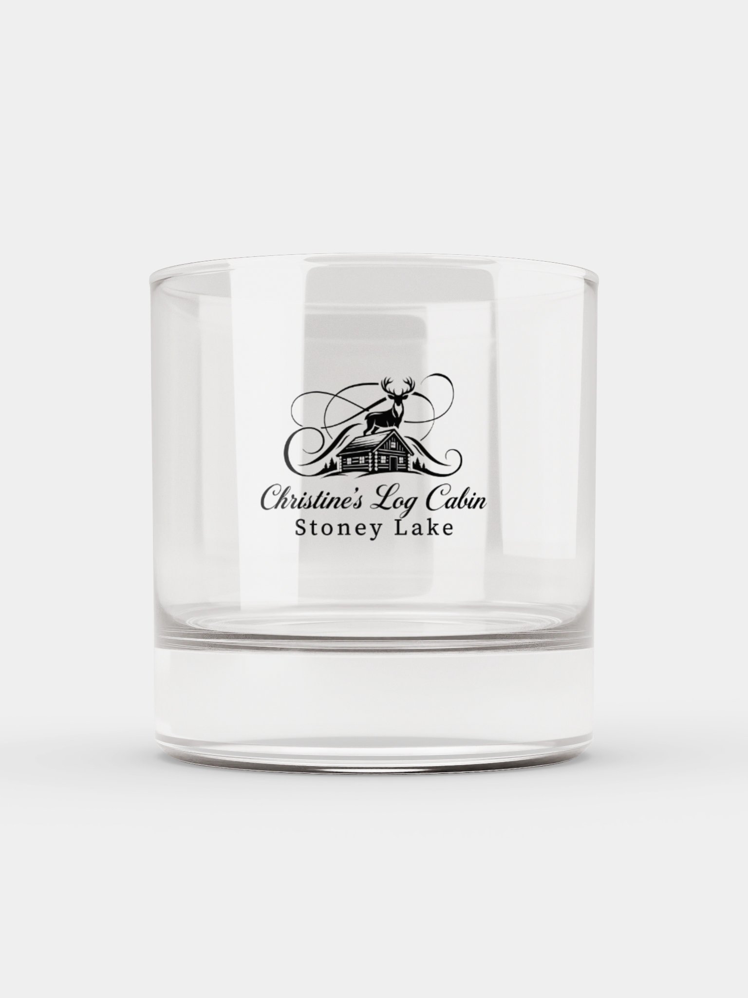 Christine's Log Cabin Whiskey Glass | Cabin Collection product image (1)