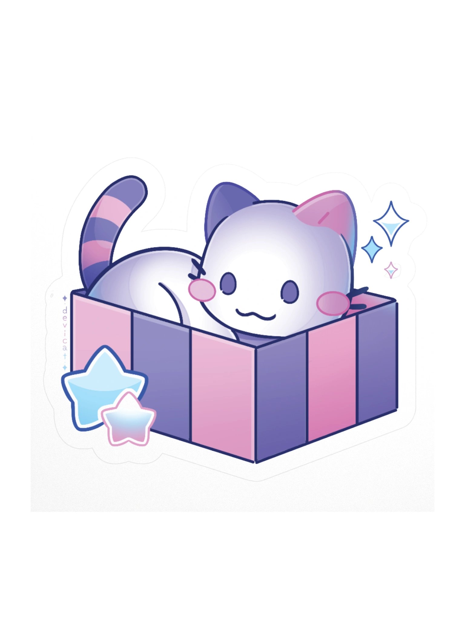 CandiCat Cat In A Box 2026 Sticker product image (1)