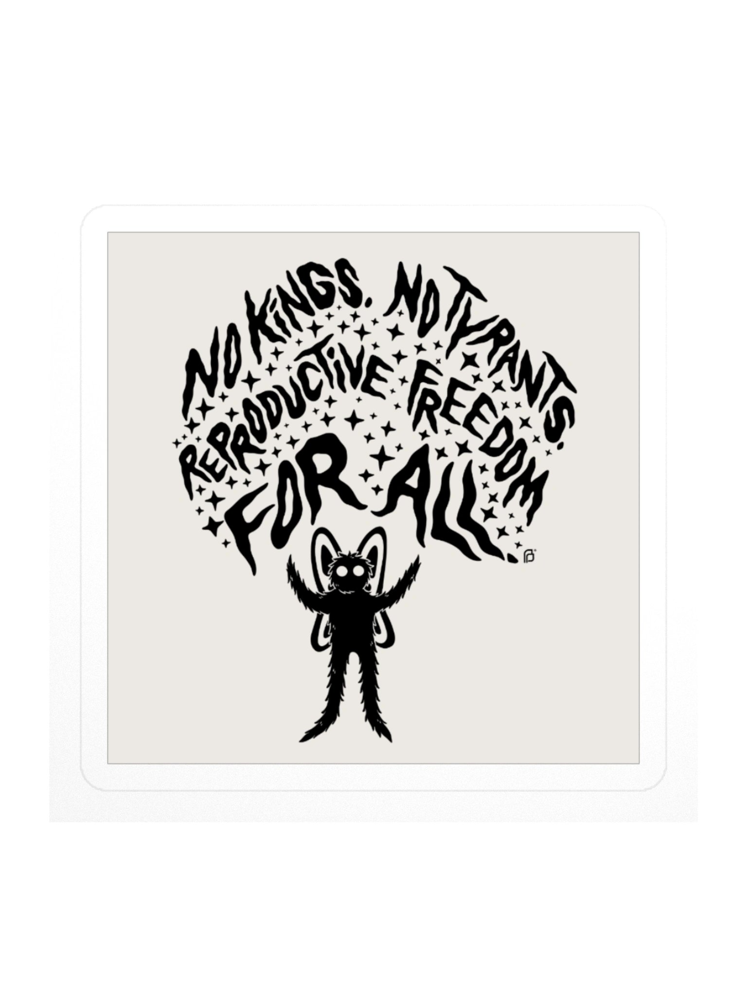 No Tyrants, No Kings Sticker — West Virginia product image (1)