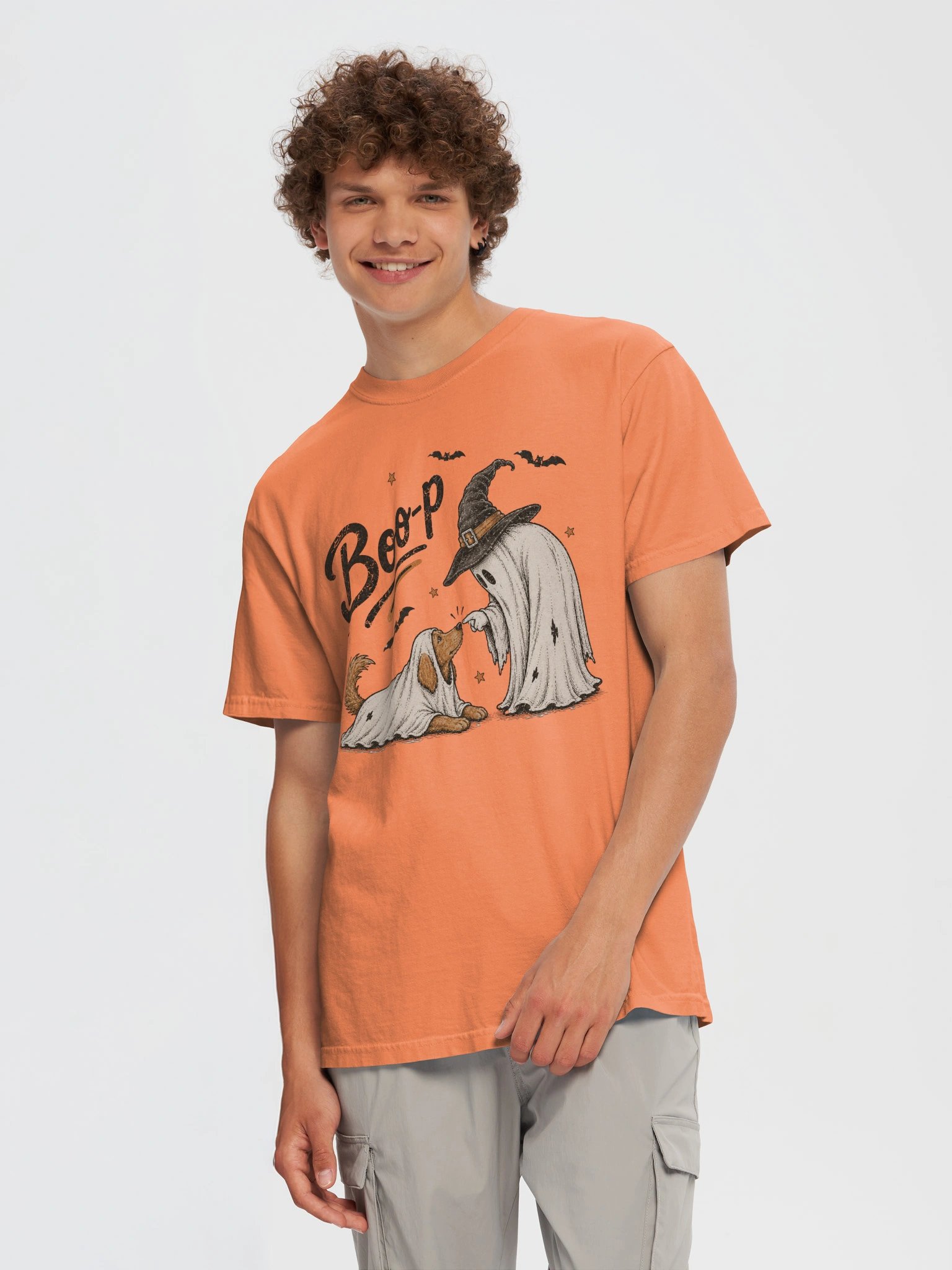 Boo-P Ghost Dog T-Shirt | Funny Halloween Dog Tee product image (2)
