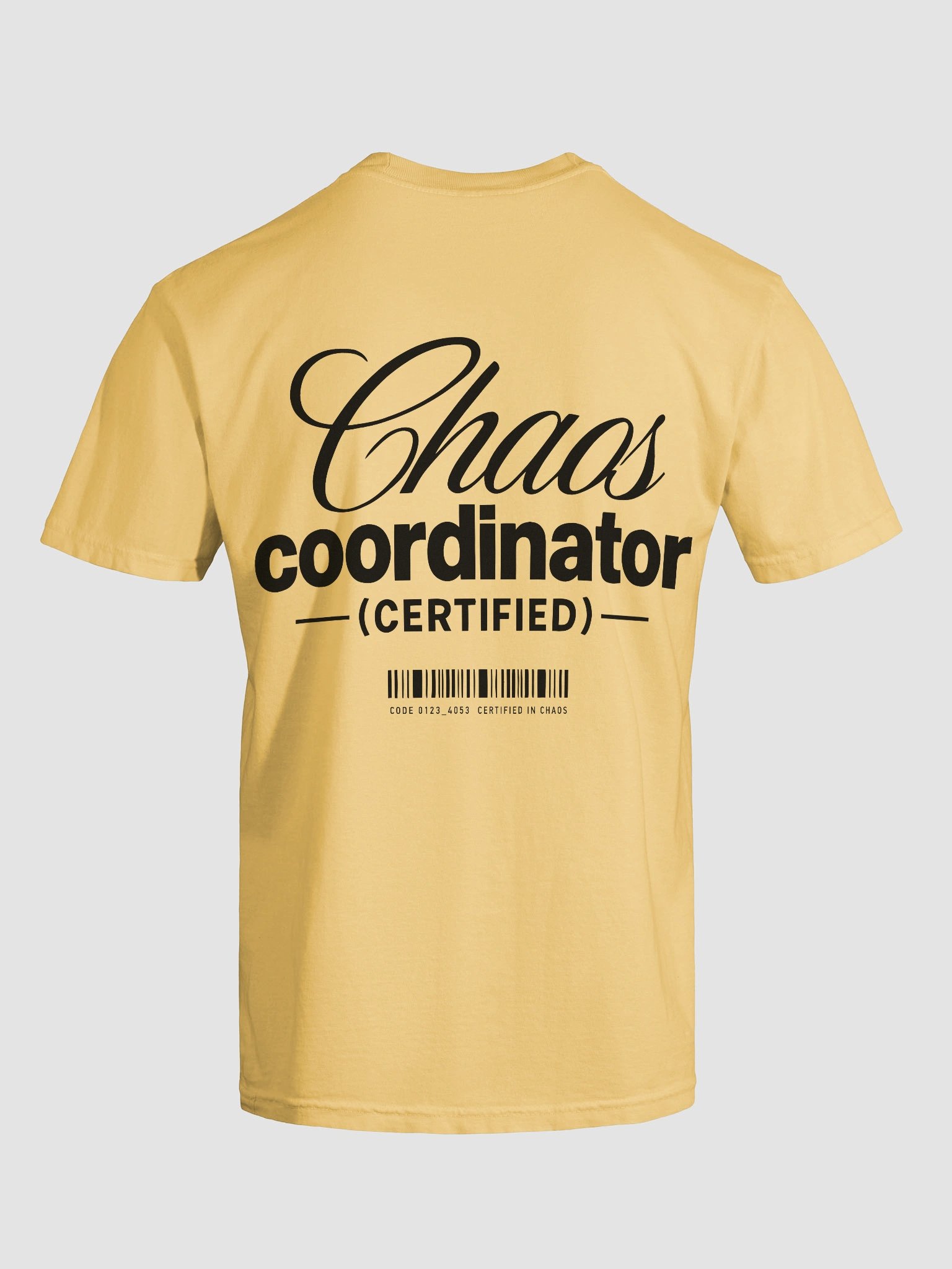 Team T-Shirt - Chaos (Yellow) product image (9)