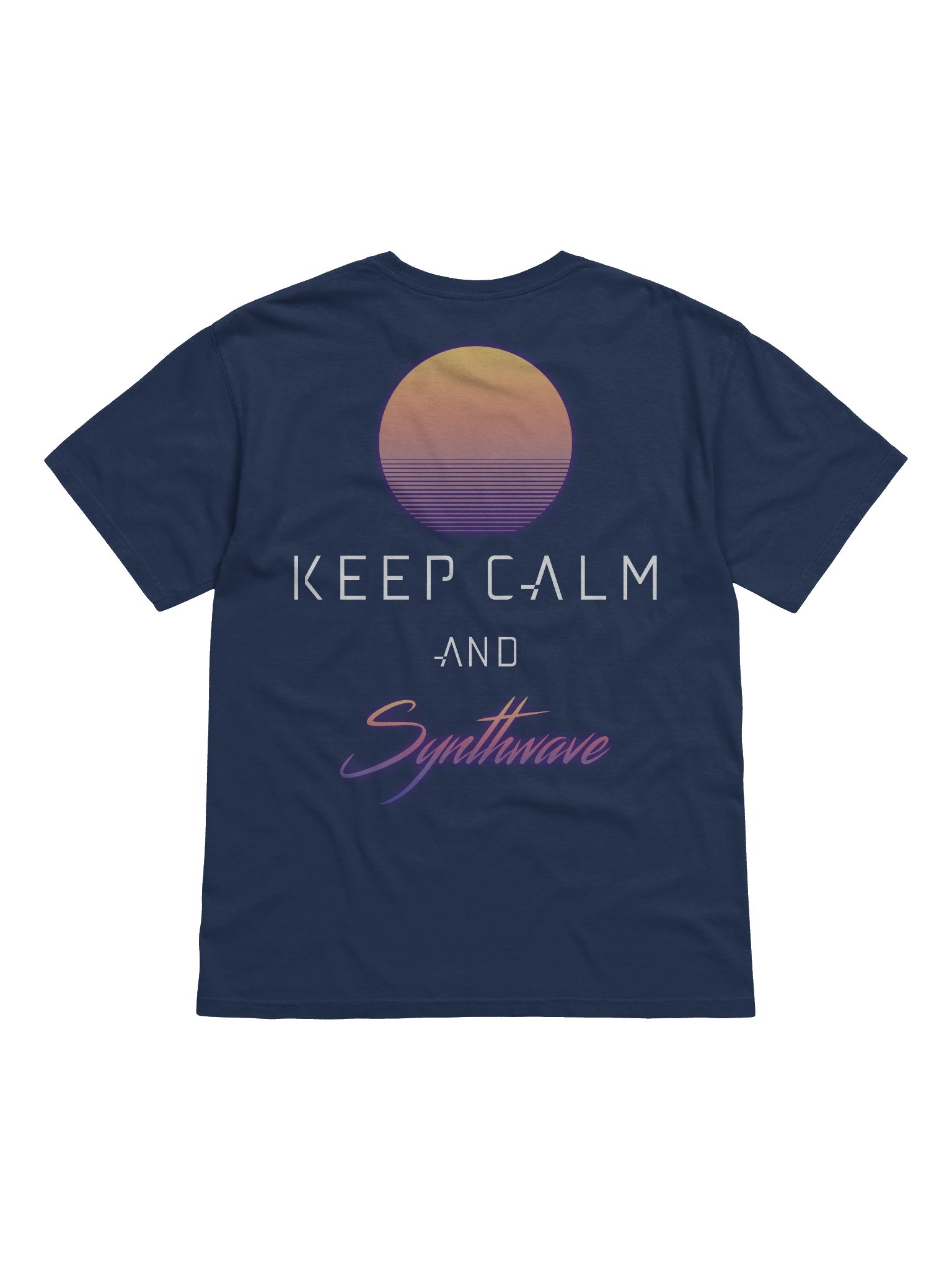 Keep Calm and Synthwave Men's Tee product image (2)