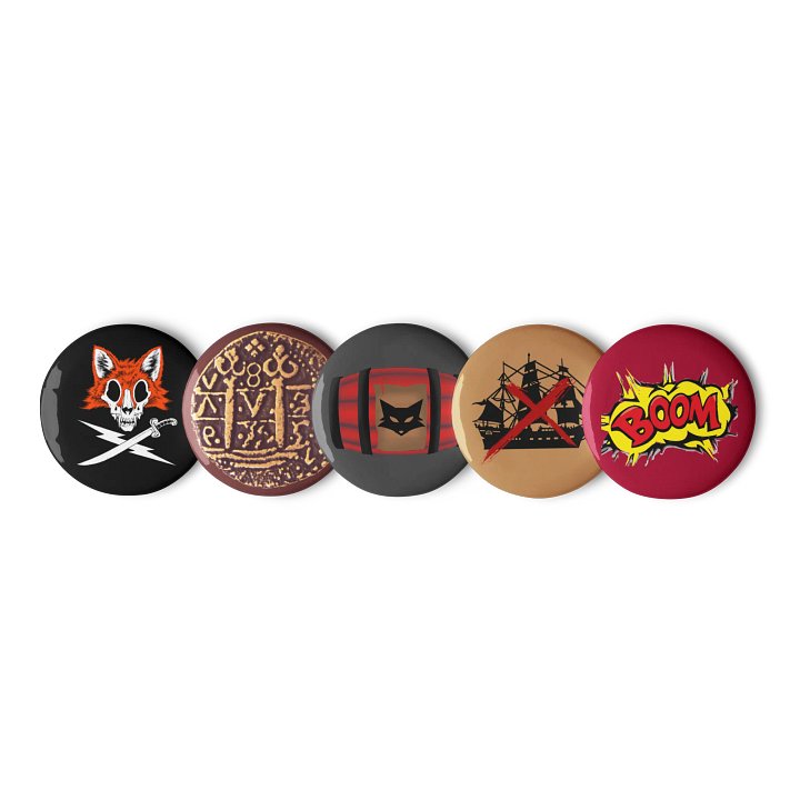 JakeFox451 Button Set product image (1)