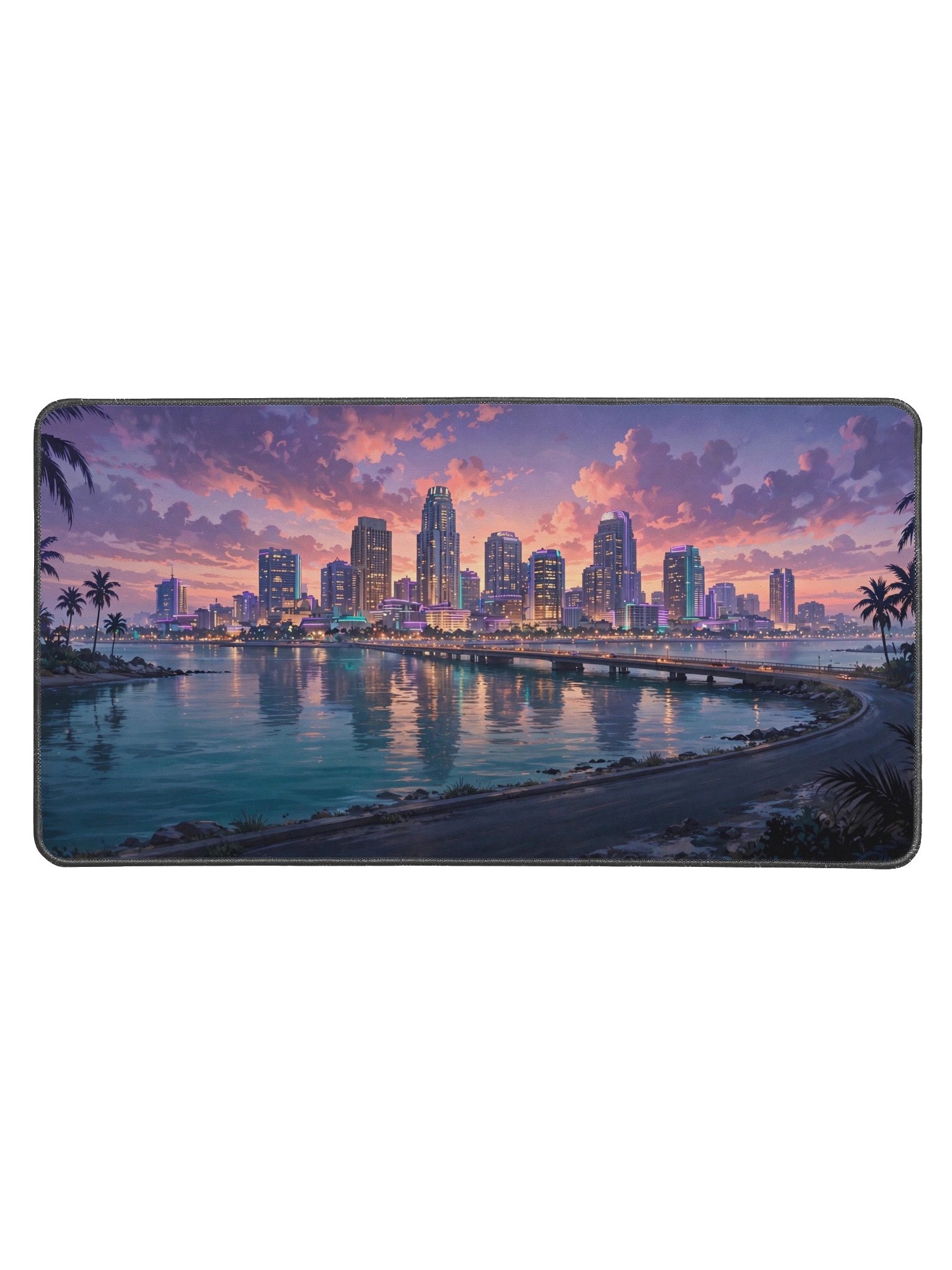 Skyline Dusk — Desk Mat product image (1)
