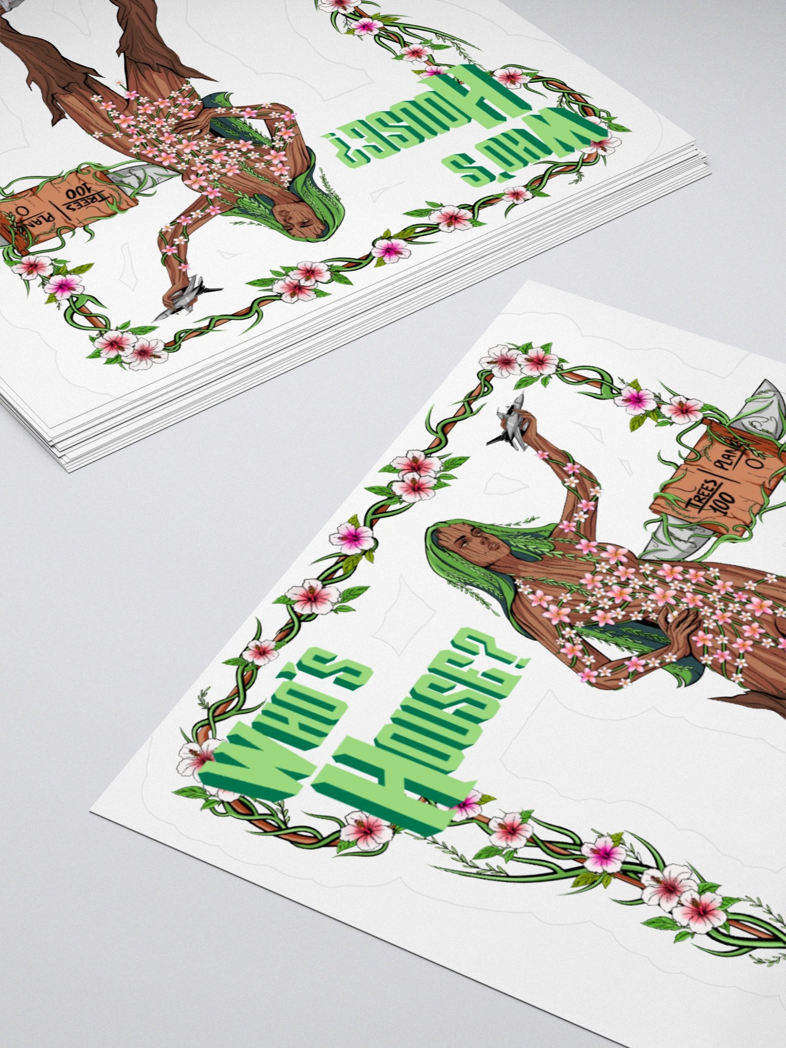 "Who's House, Groot's House" Kiss Cut Sticker product image (11)
