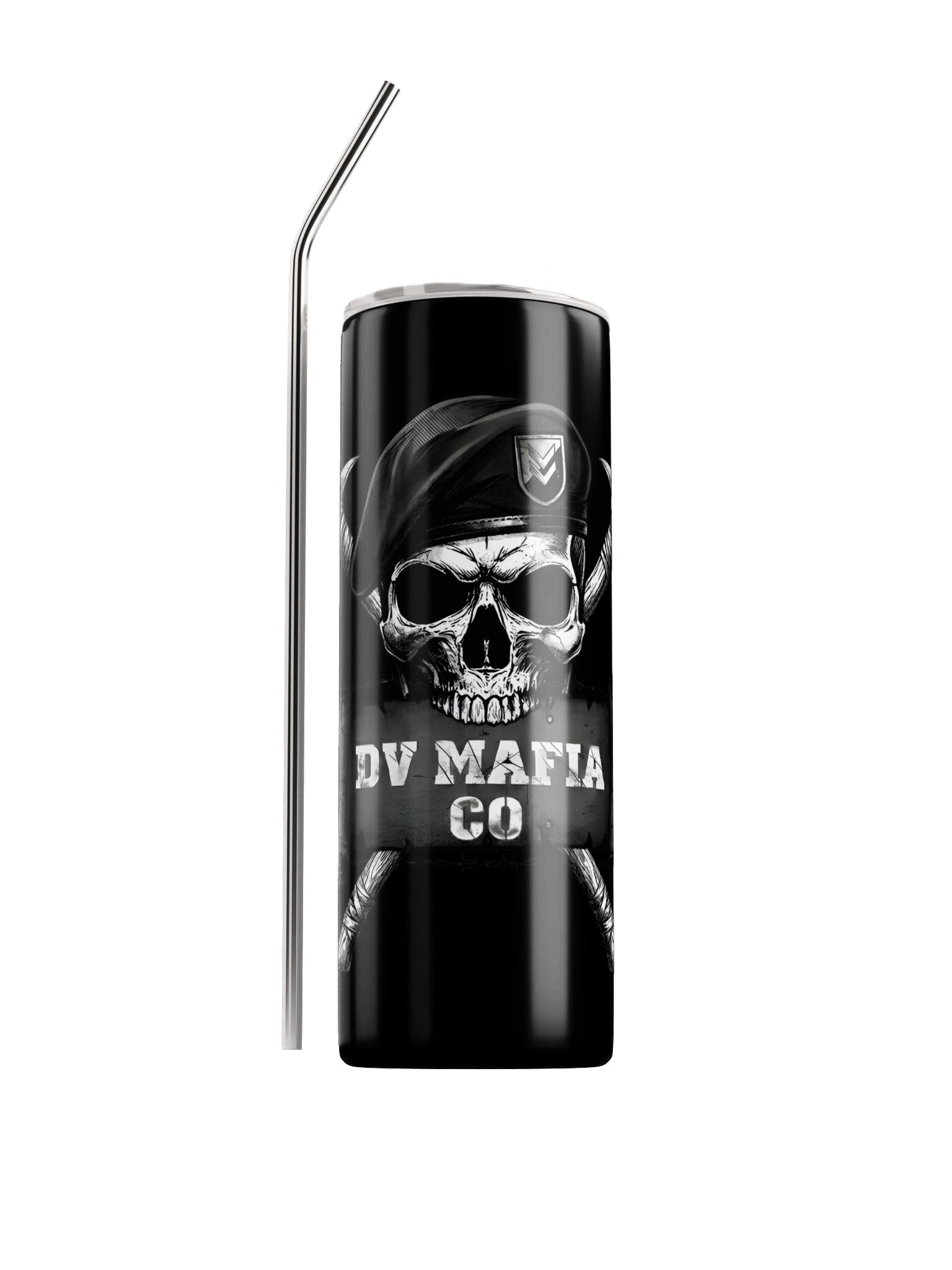 DV Mafia Co. "Quiet Professional" Black Tumbler. product image (1)