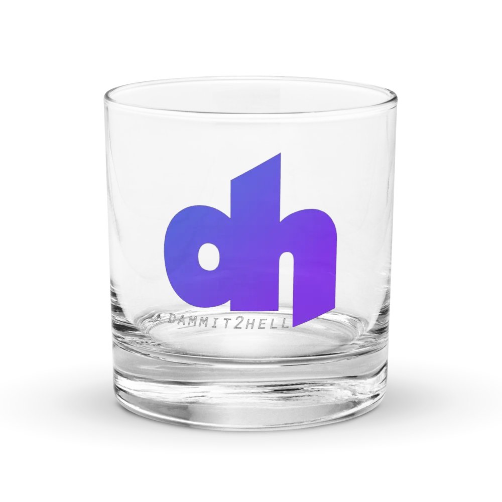d2h Logo Rocks Glass product image (1)
