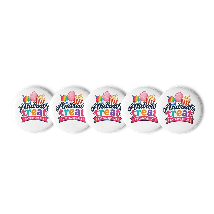 Andrew's Treat Extravaganza - Set of 5 Buttons product image (1)
