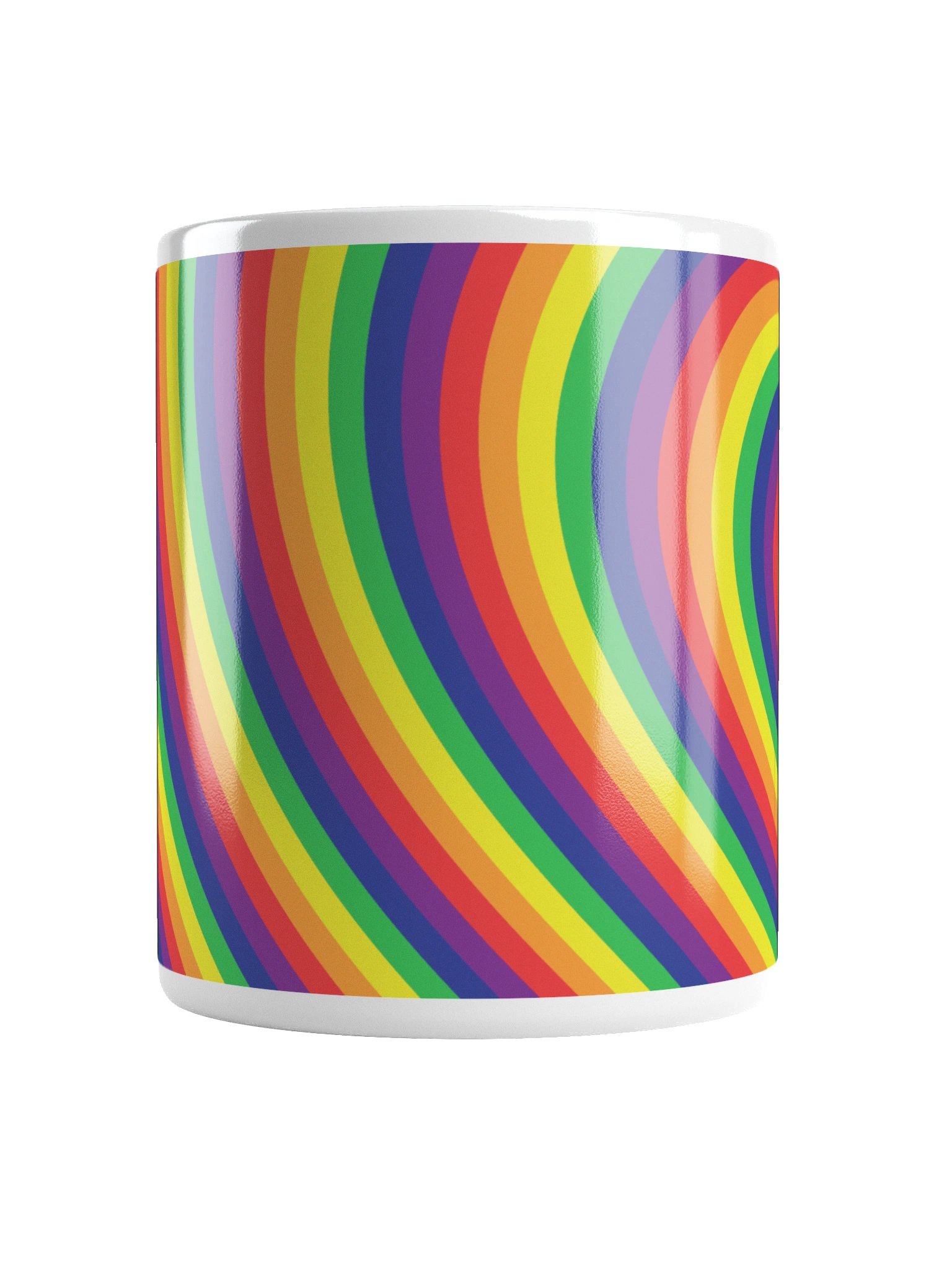 Rainbow Pride Hearts Mug (Left-handed) product image (6)