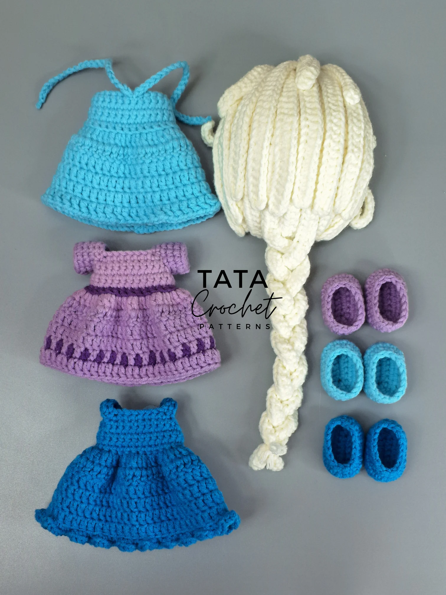Chibi Doll Amigurumi Crochet Pattern - Bundle 1 | Digital Download PDF product image (7)