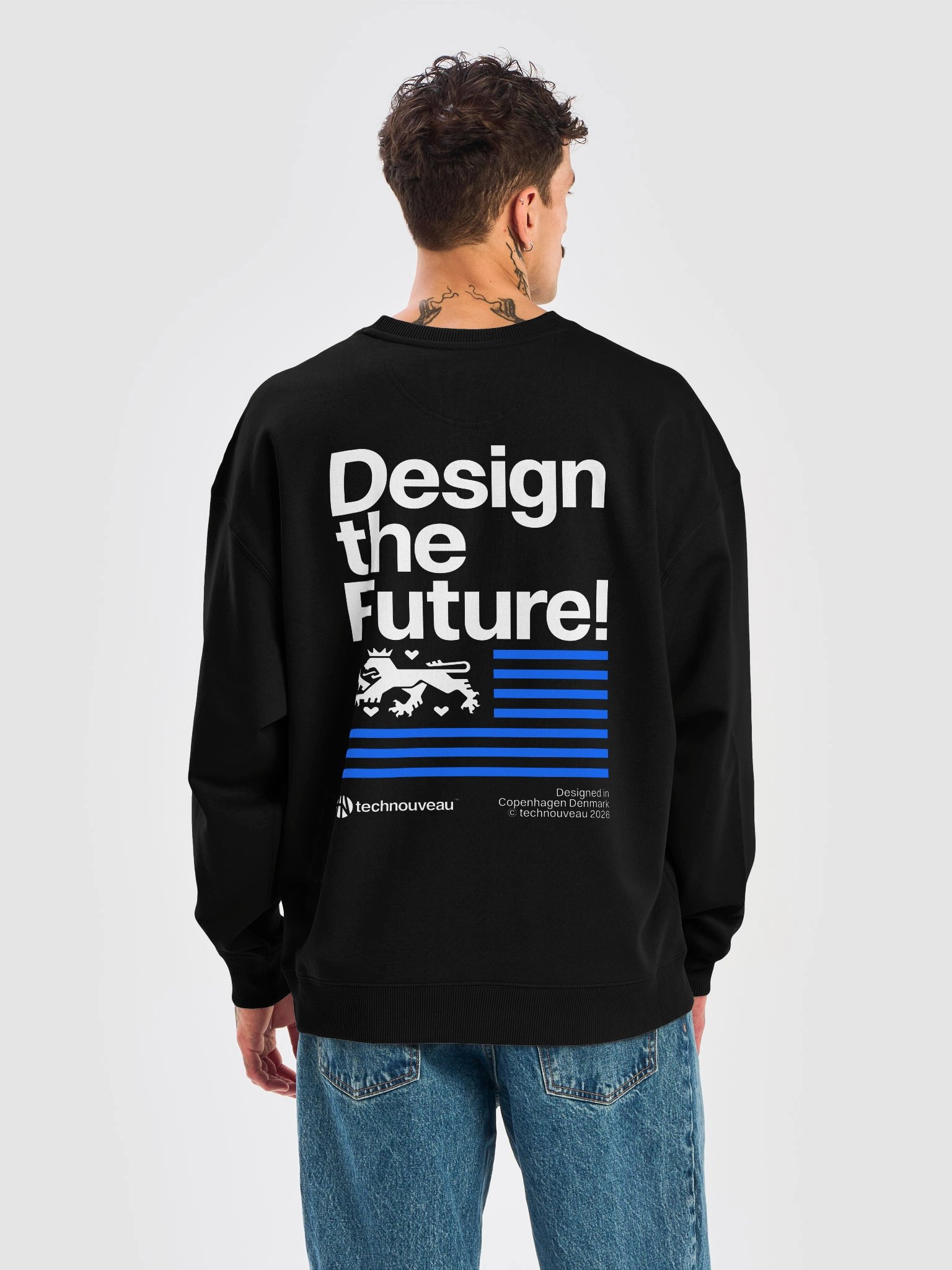 Technouveau Flag - Stanley/Stella Unisex Organic Oversized Sweatshirt product image (6)