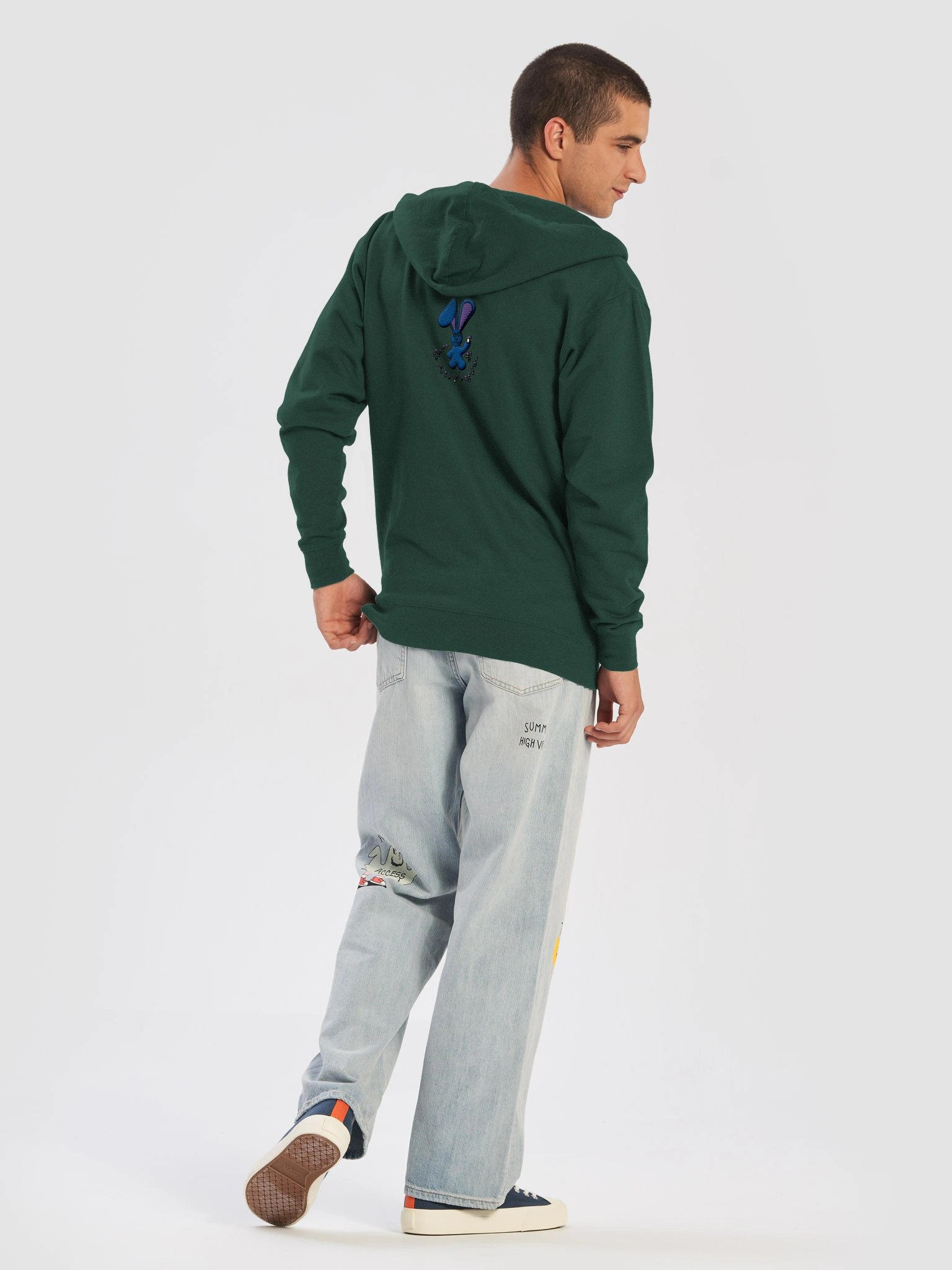 Shroomy Bunny Zip Up Hoodie product image (31)