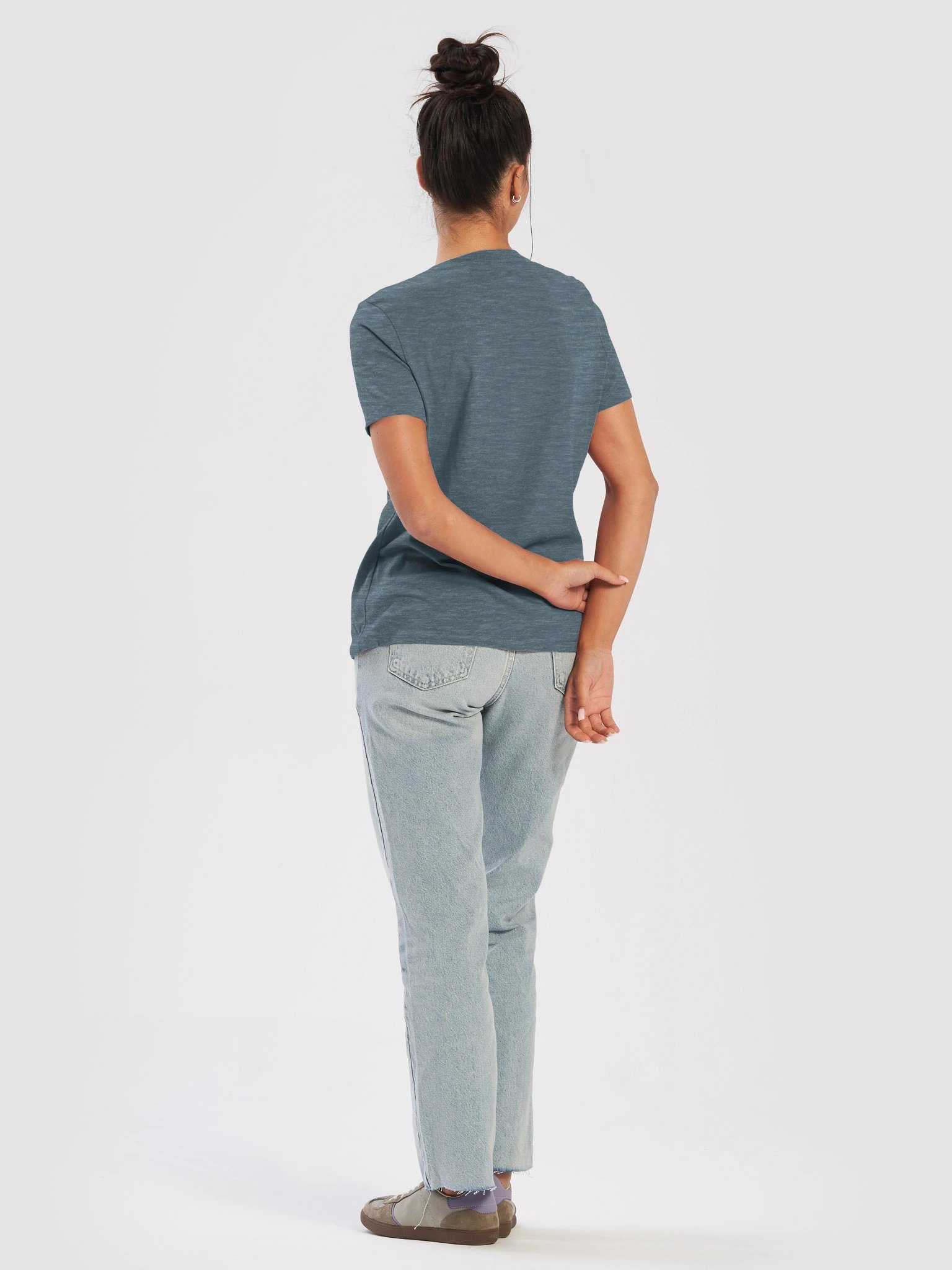 Love Yoga Vneck White product image (12)
