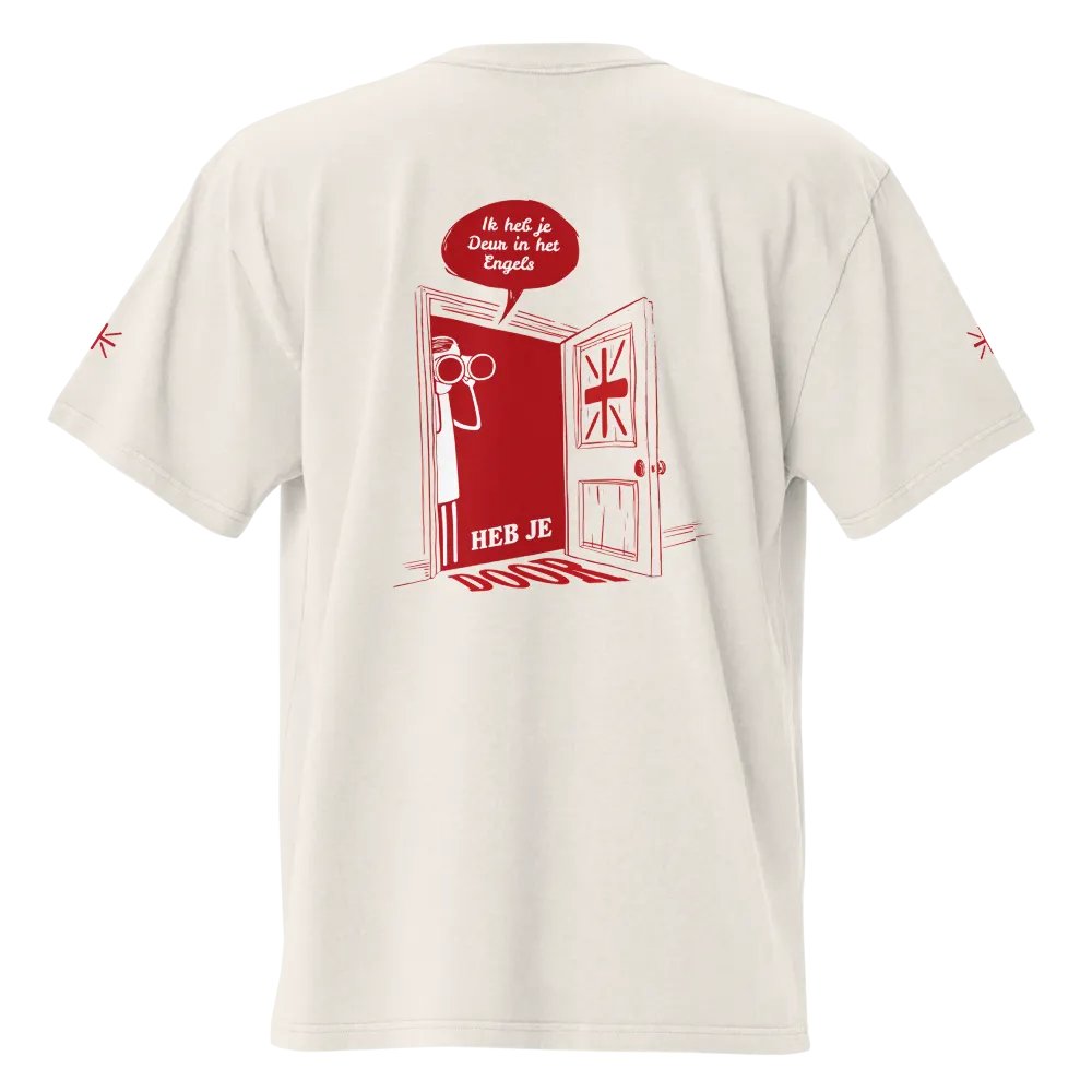 Heb je Door - Premium Oversized Shirt - KHAKI product image (1)